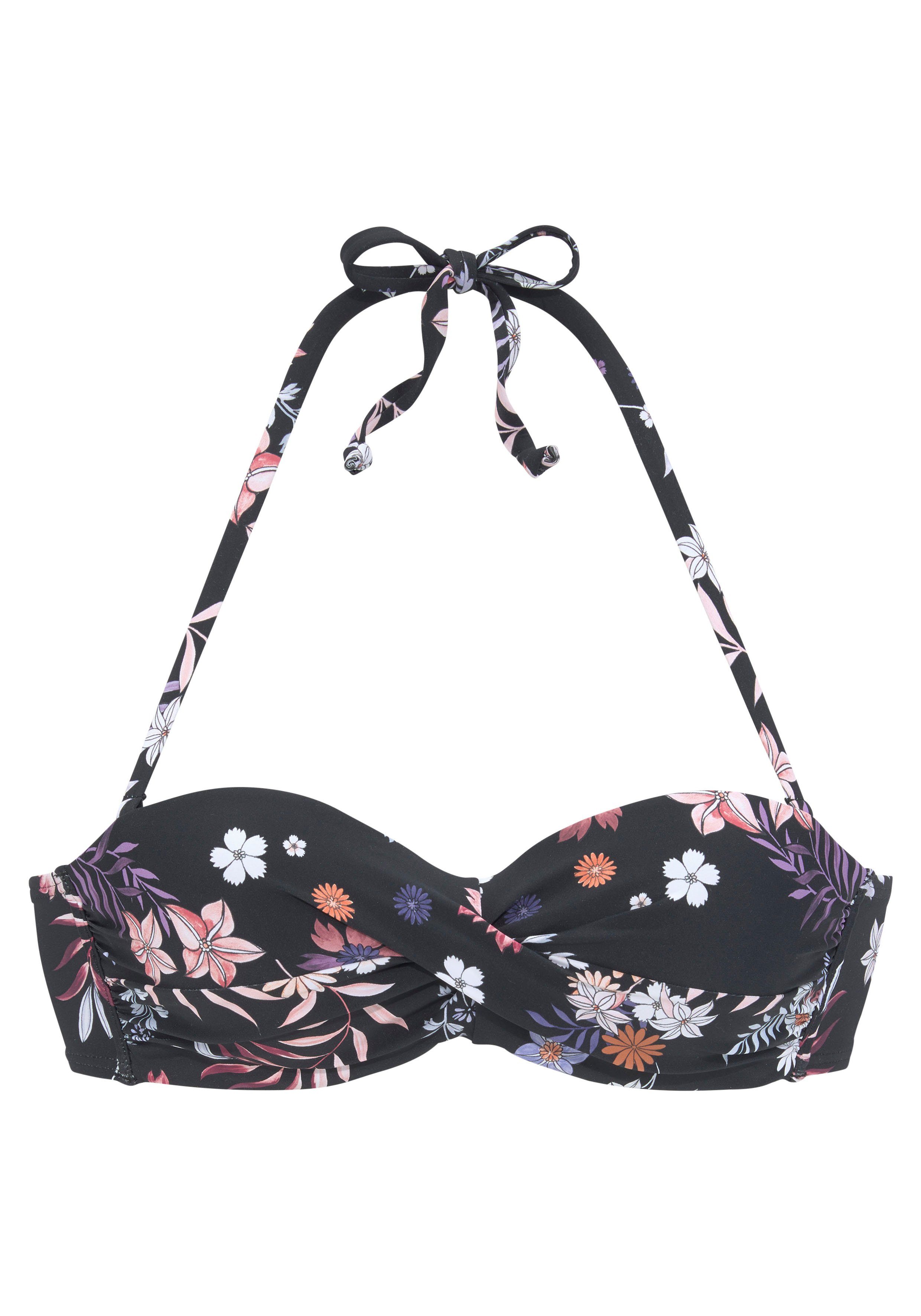 Sunseeker Beugelbikinitop in bandeaumodel Bettie in wikkel-look