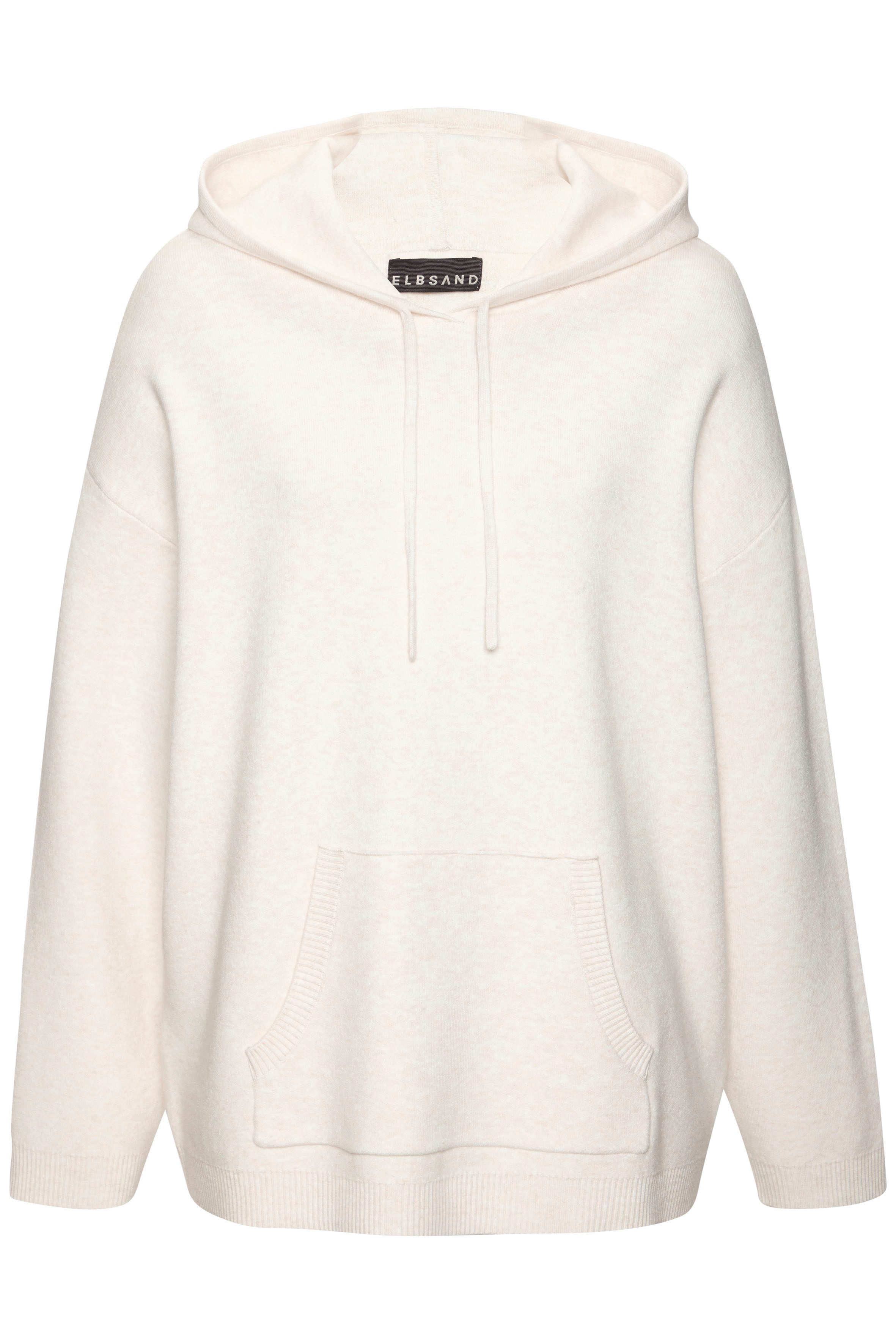 Elbsand Hoodie van hoogwaardige brei
