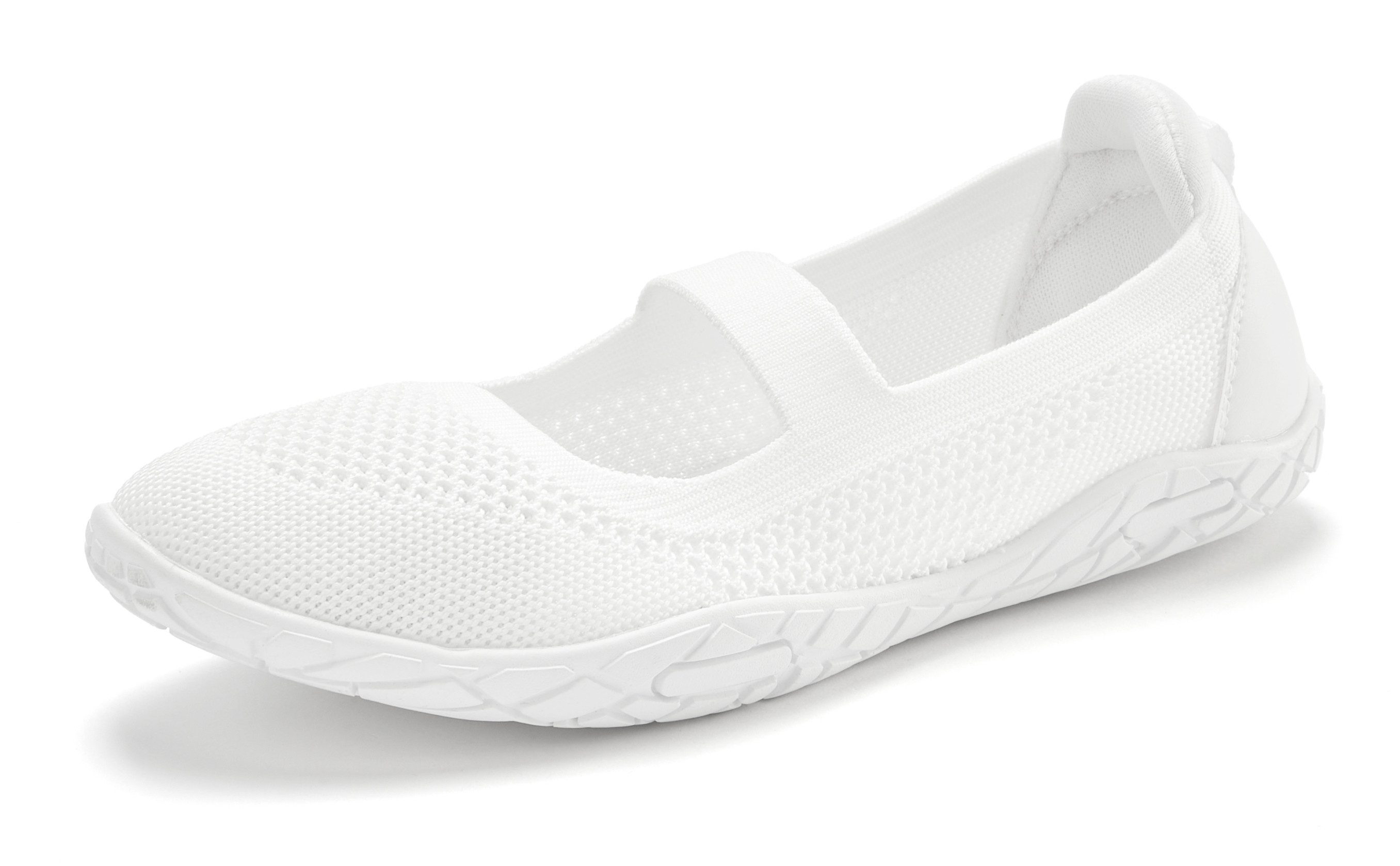 Lascana Sneaker-ballerina’s Vrijetijdsschoen, slipper, lage schoen, slip-on sneaker superlicht VEGAN