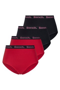 bench. high-waist-slip met zachte logo-weefband (4 stuks) rood