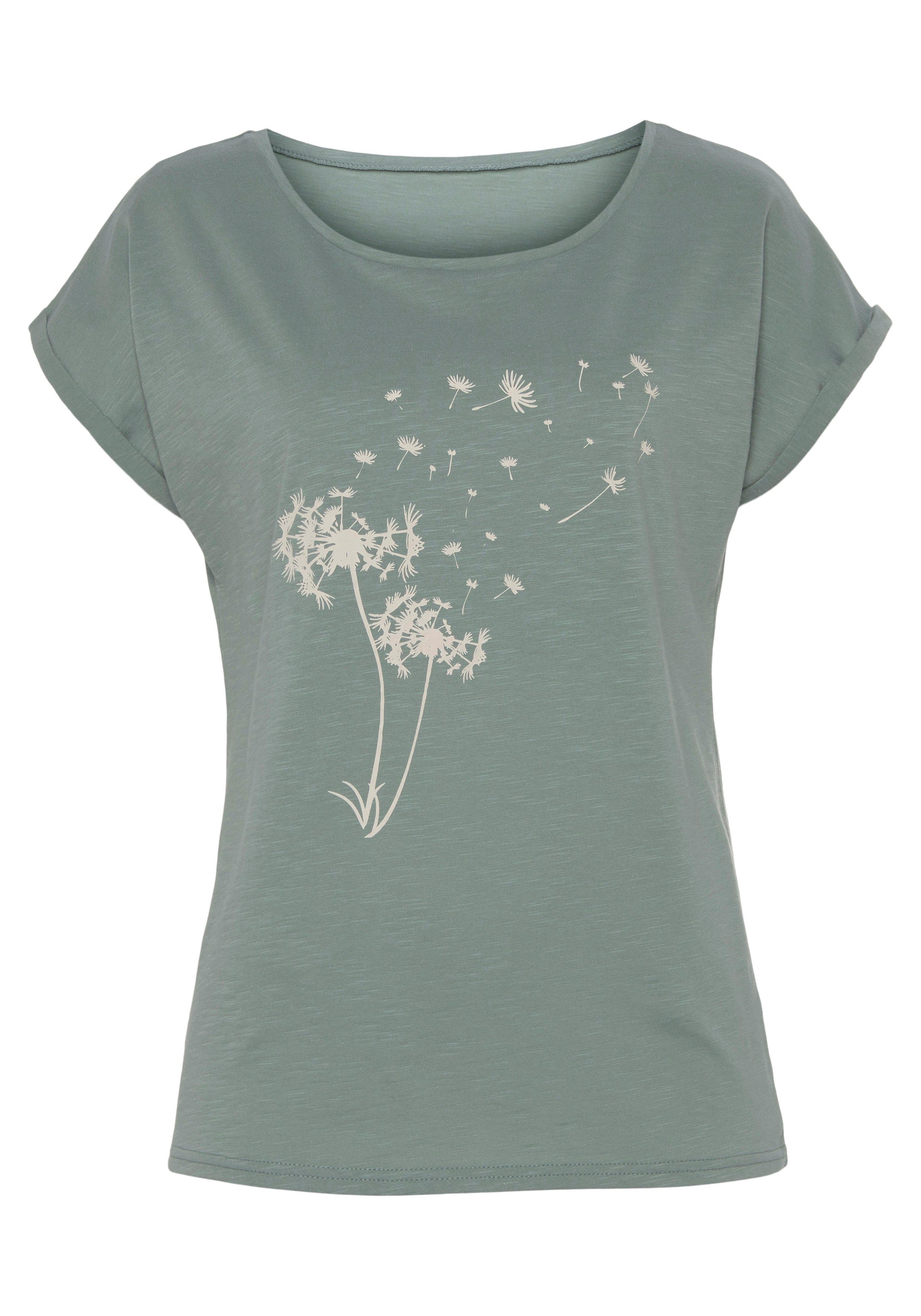 Vivance T-shirt Met print 'Pusteblume' aan de voorkant (1-delig)