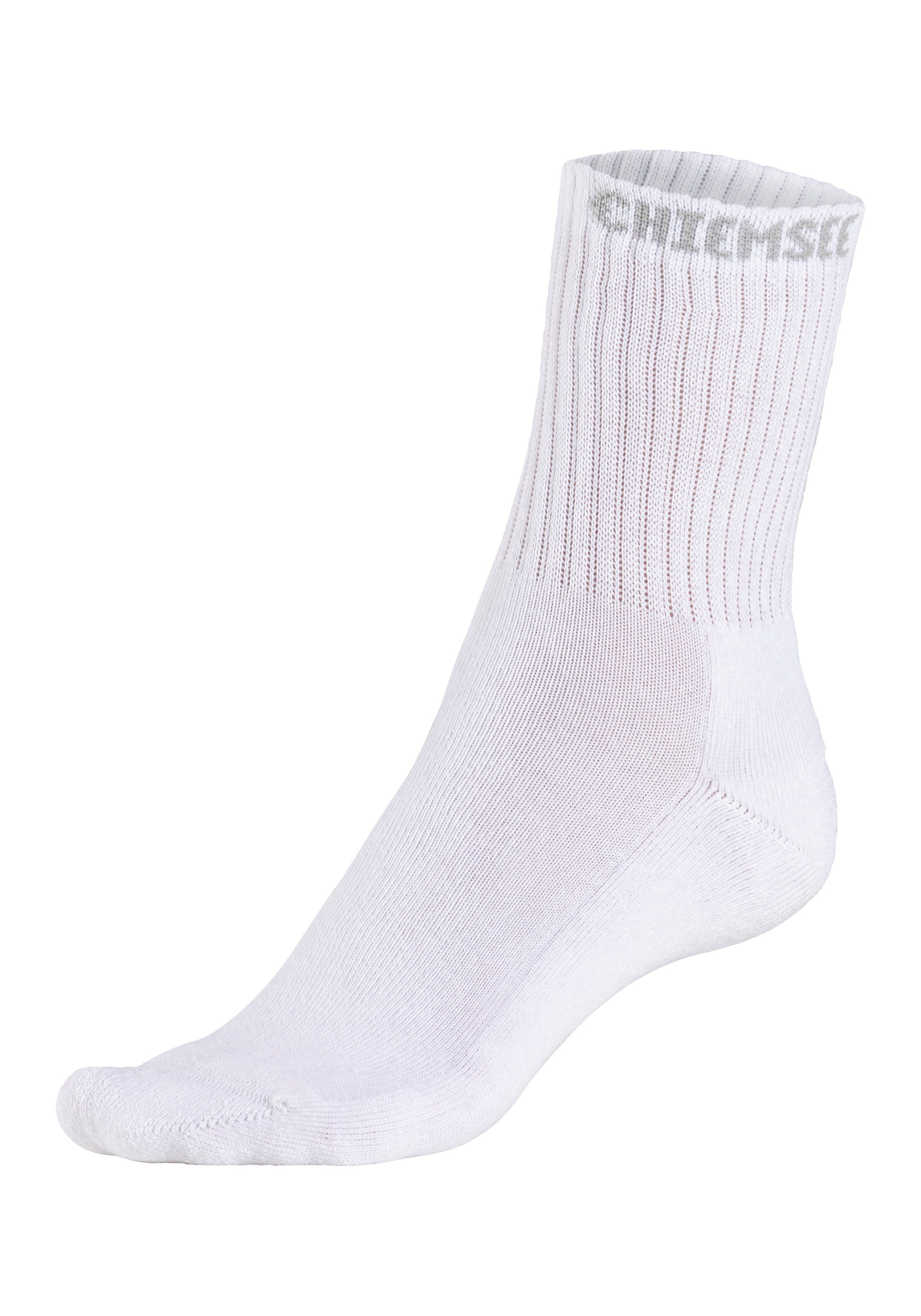 Chiemsee Tennissokken met gebreid merknamen (set, 6 paar)