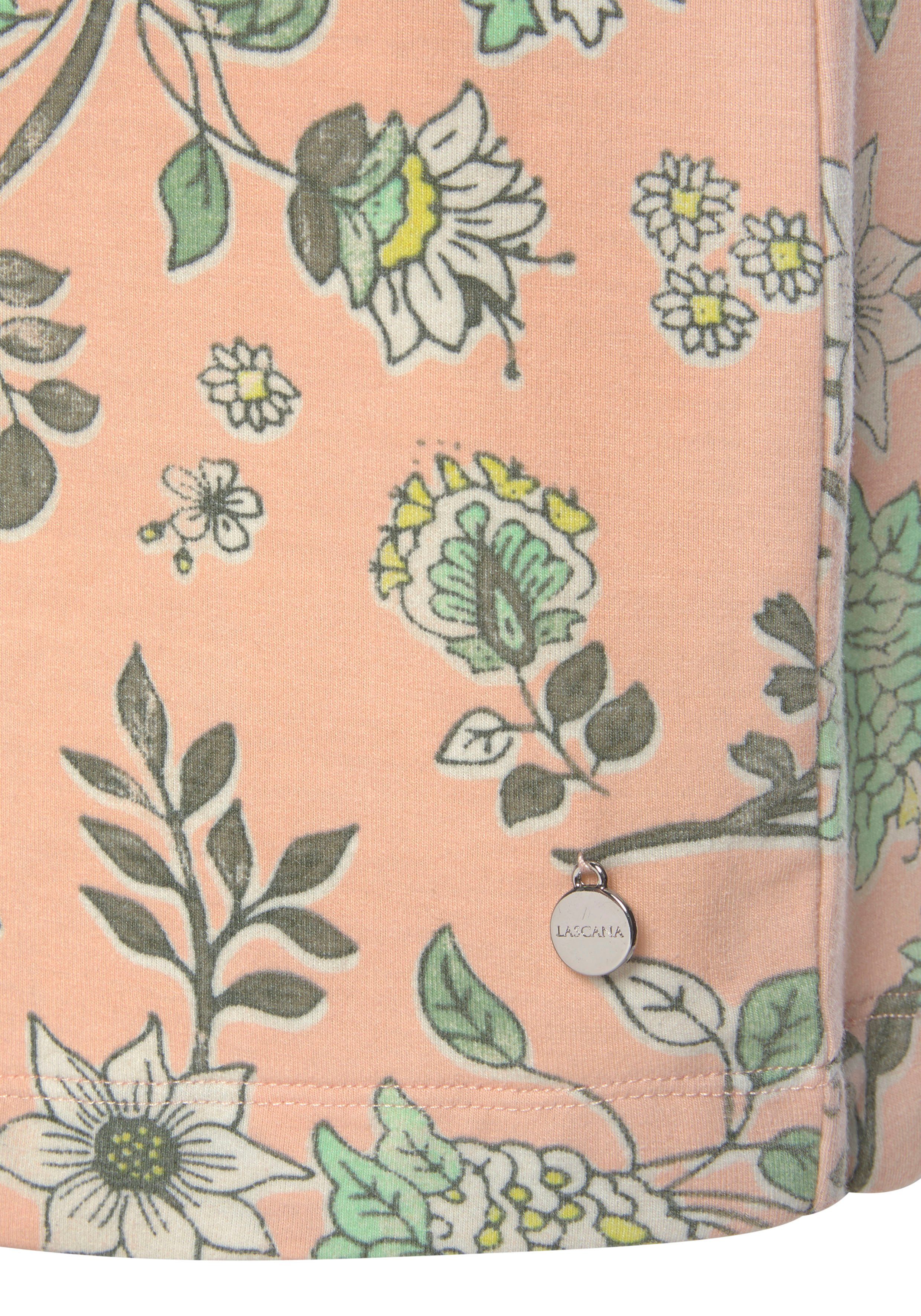 Lascana Nachthemd in bloemen print all-over