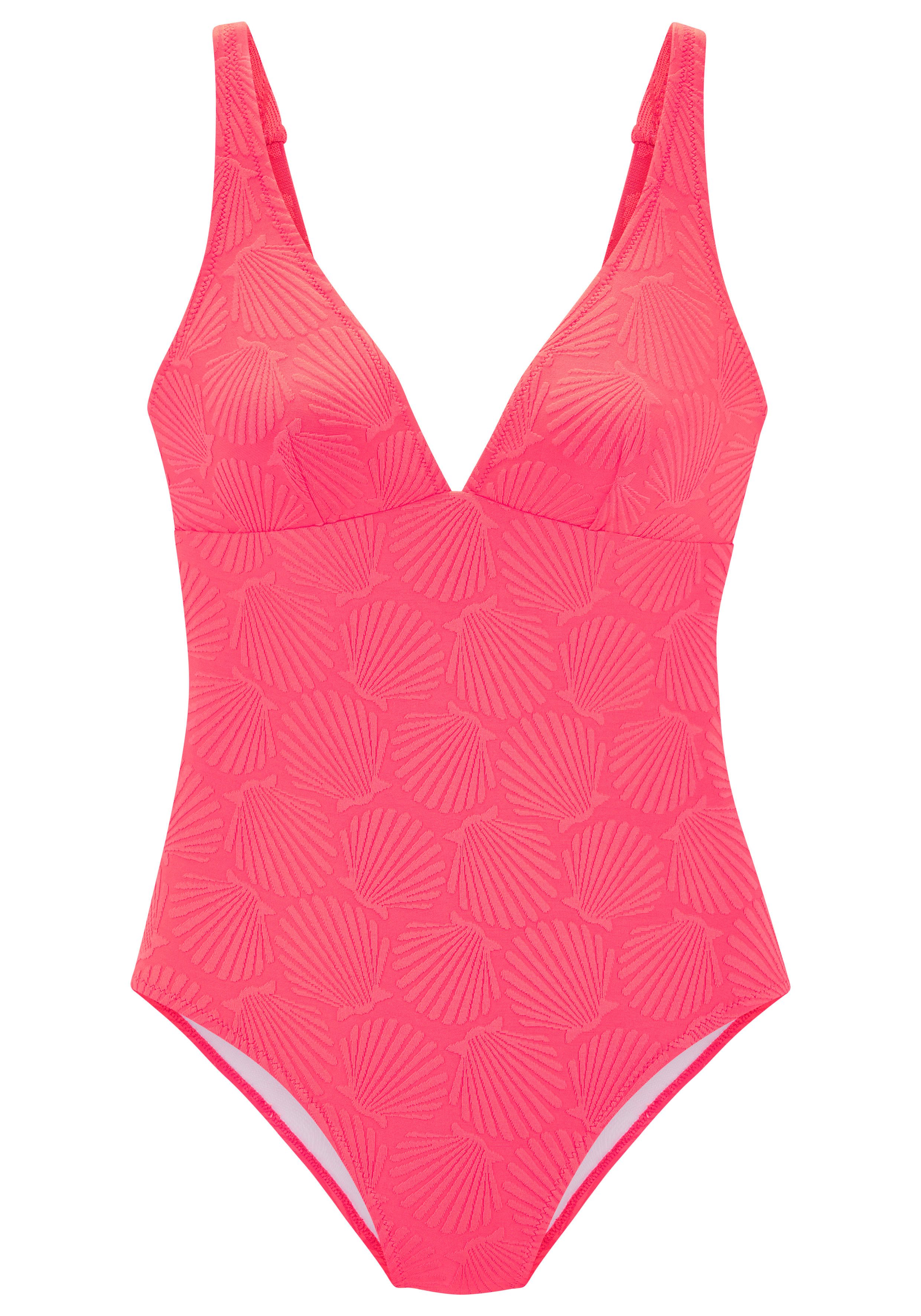 s.Oliver RED LABEL Beachwear Badpak Olivia Met schelpenstructuur