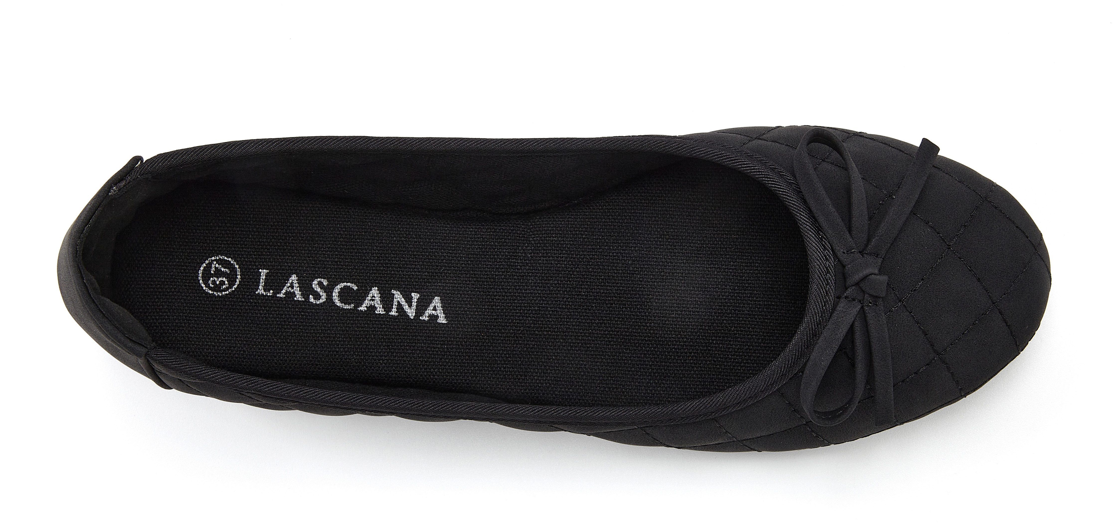 Lascana Ballerina's met strikapplicatie vegan