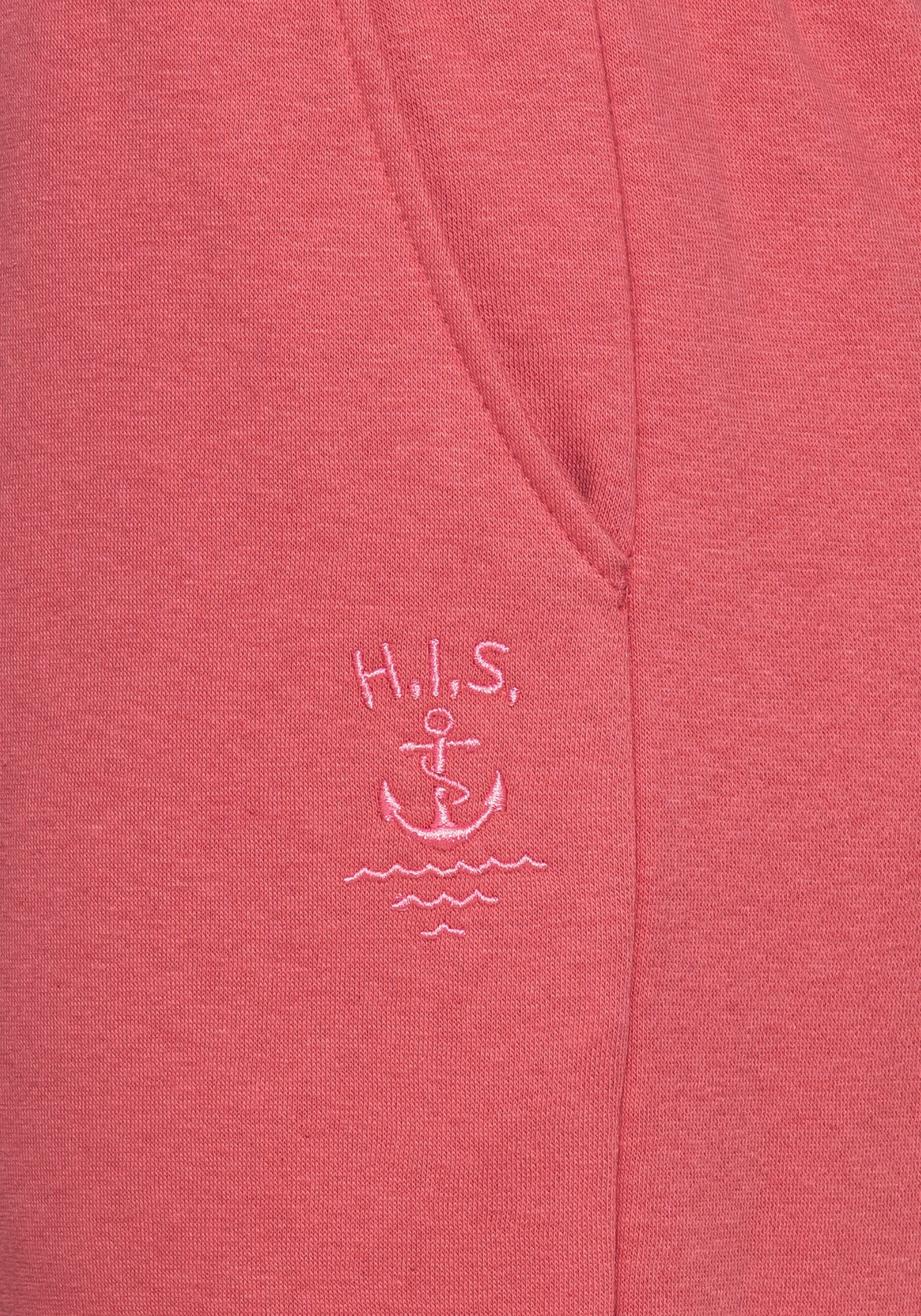 H.I.S Sweatbroek elastische band met rijgkoord (1-delig)