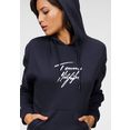 tommy hilfiger hoodie met logoprint blauw