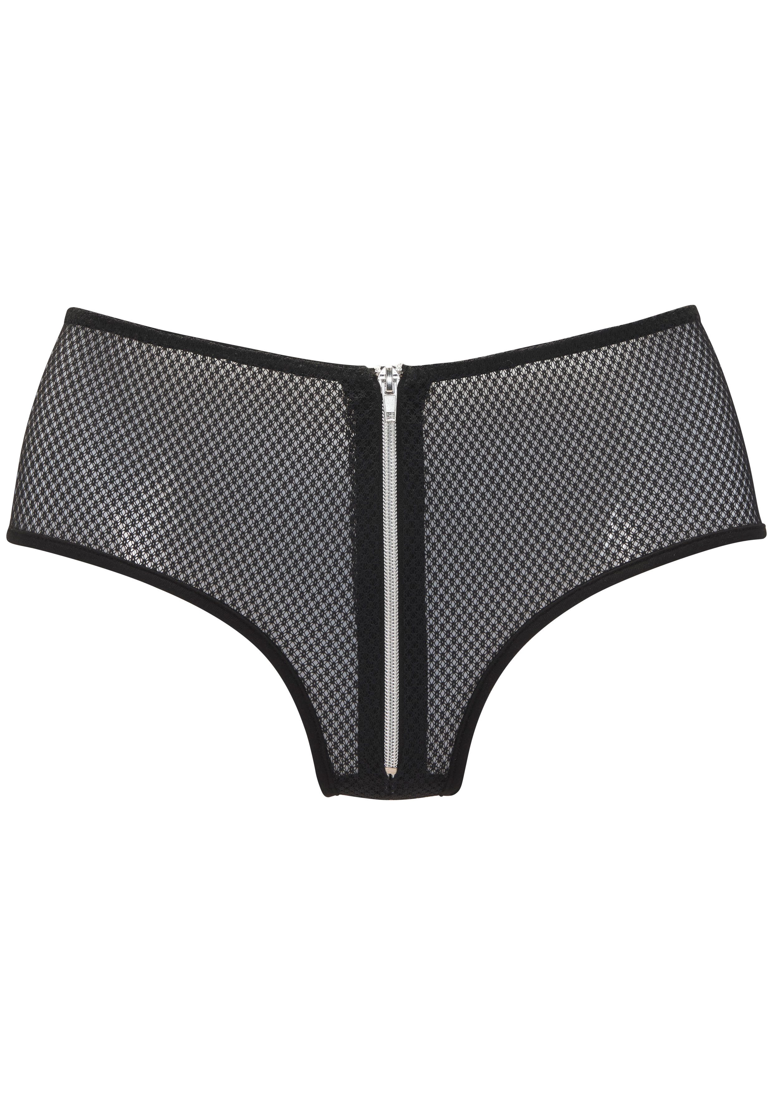 petite fleur gold Hipster van transparant net-materiaal, lingerie