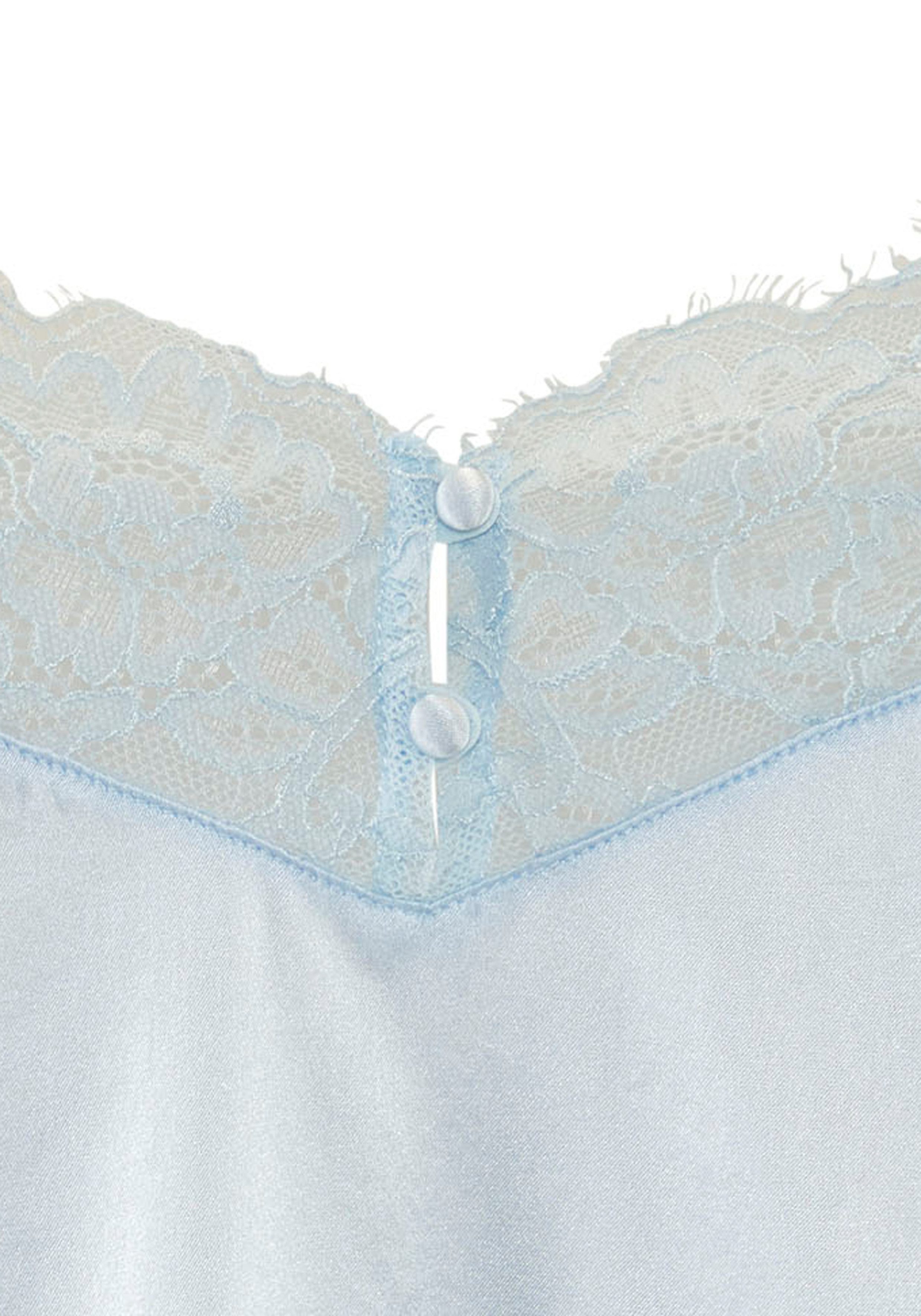 Lascana Top met spaghettibandjes Alana met hoog zijdegehalte en elegant kant, lingerie