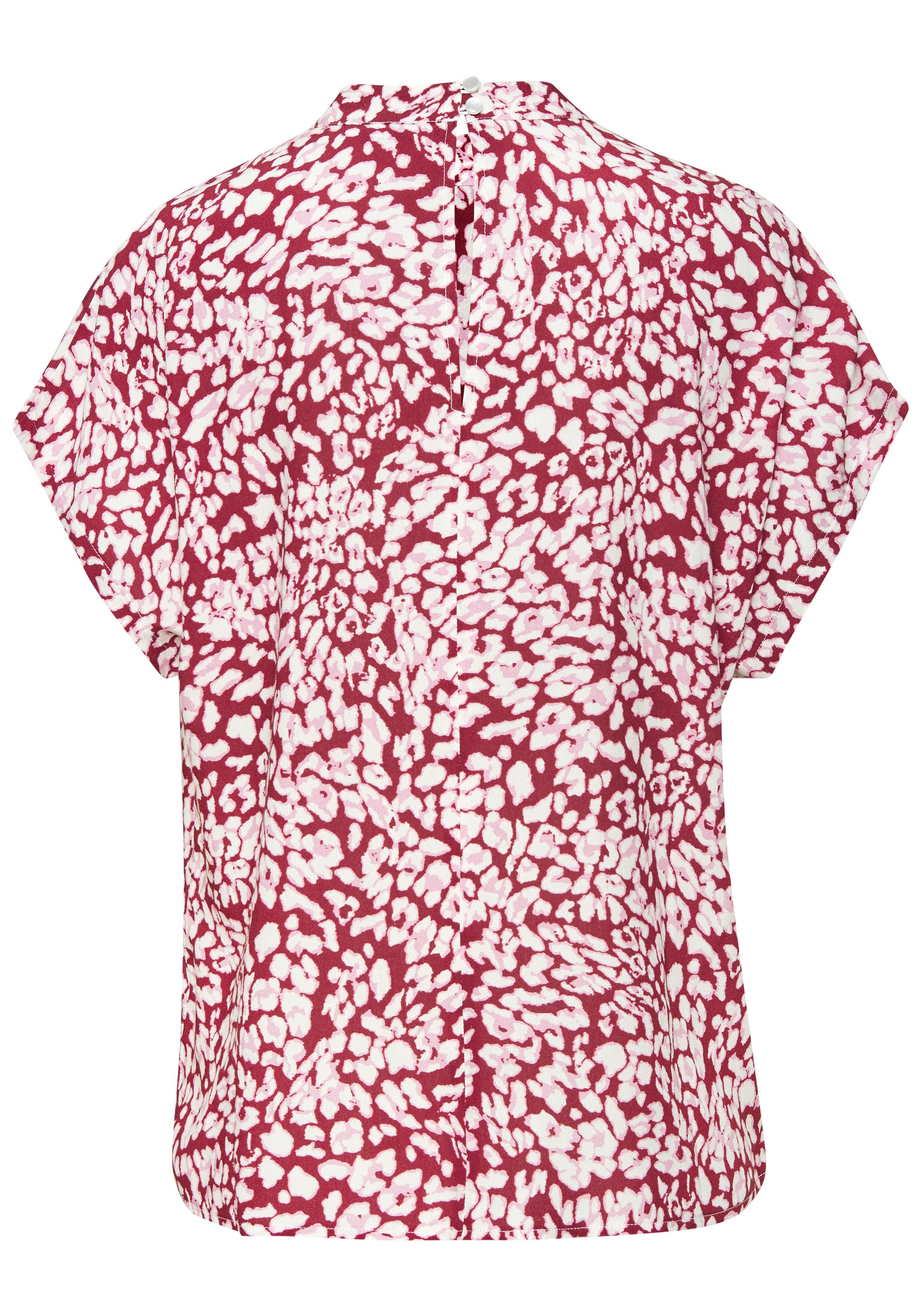 Lascana Blouse met korte mouwen met all-over print, damesblouse, sportief elegant