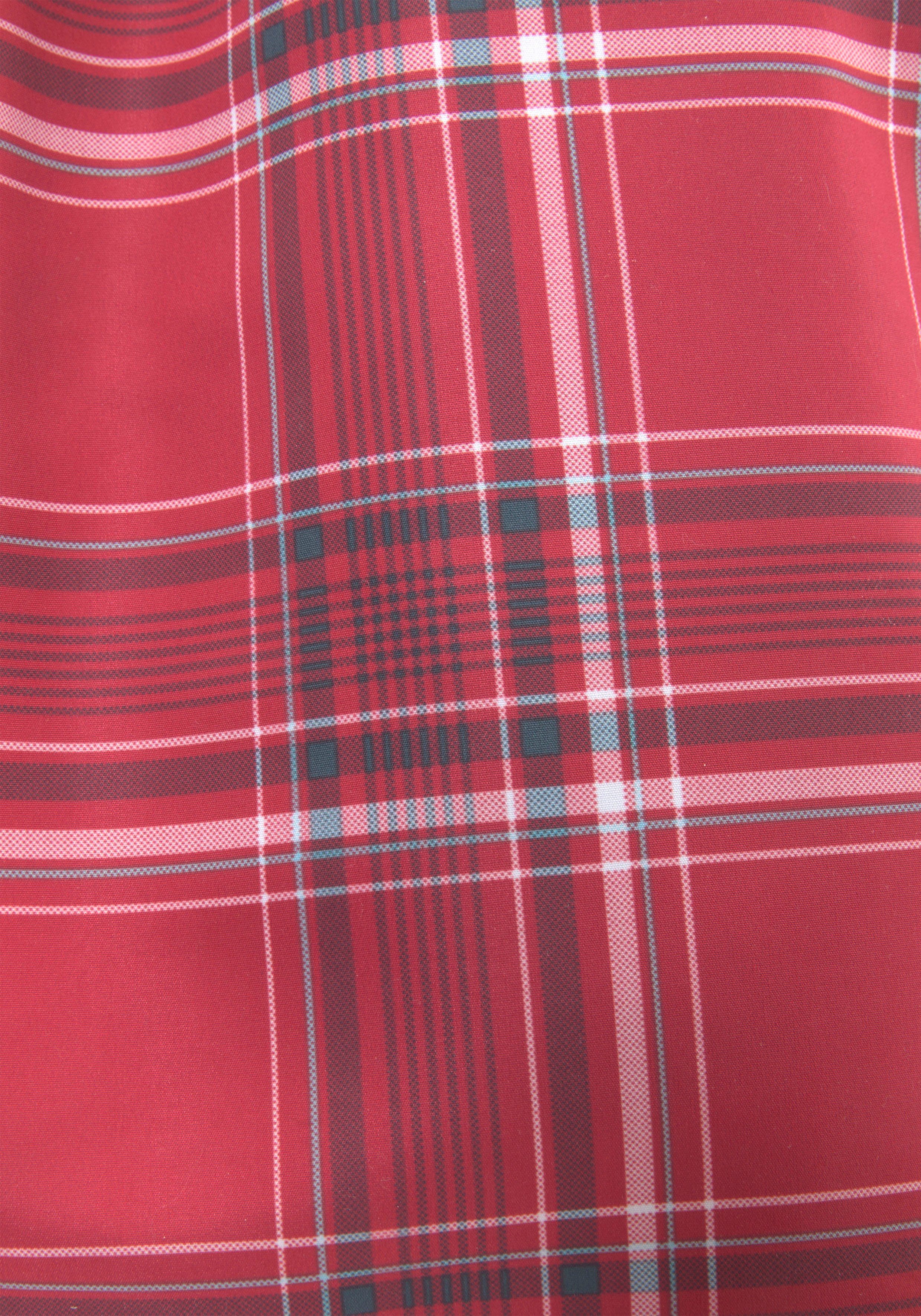 H.I.S Zwemshort Geruit met contrastkleurig koord