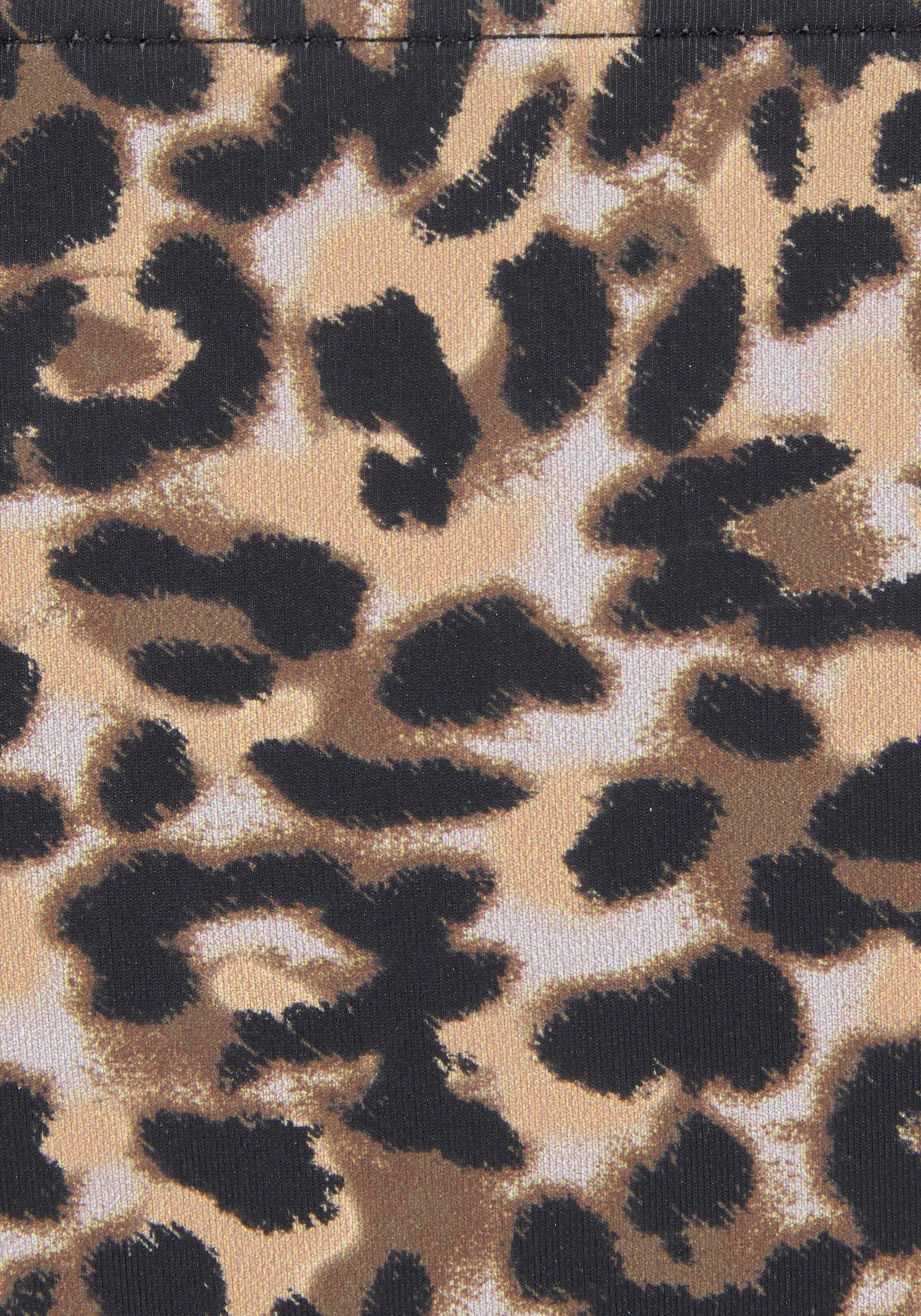 Bruno Banani Beugelbikini met animal-print in haltermodel