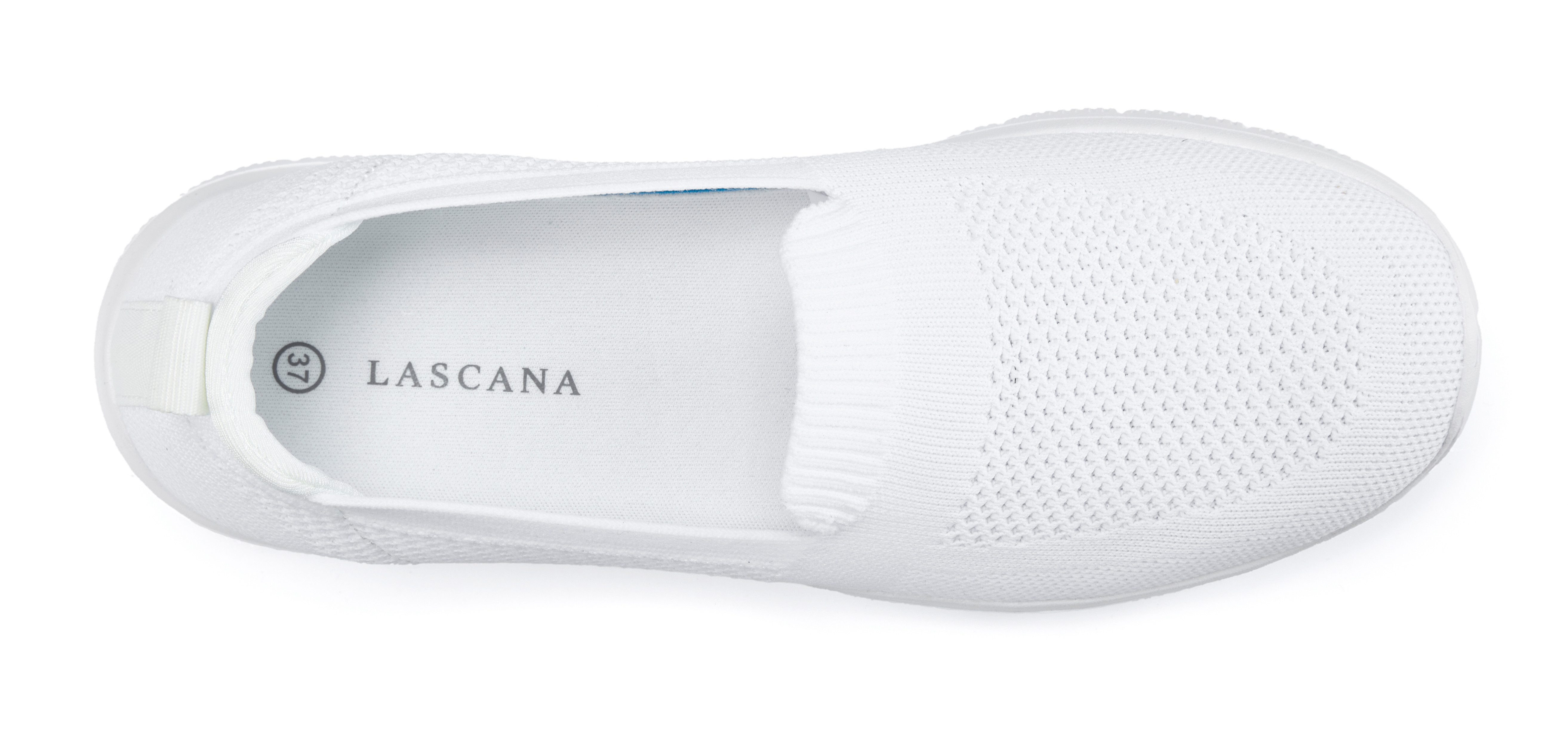 Lascana Instappers Slip-on sneaker, lage schoen, ultralichte sneaker, VEGAN