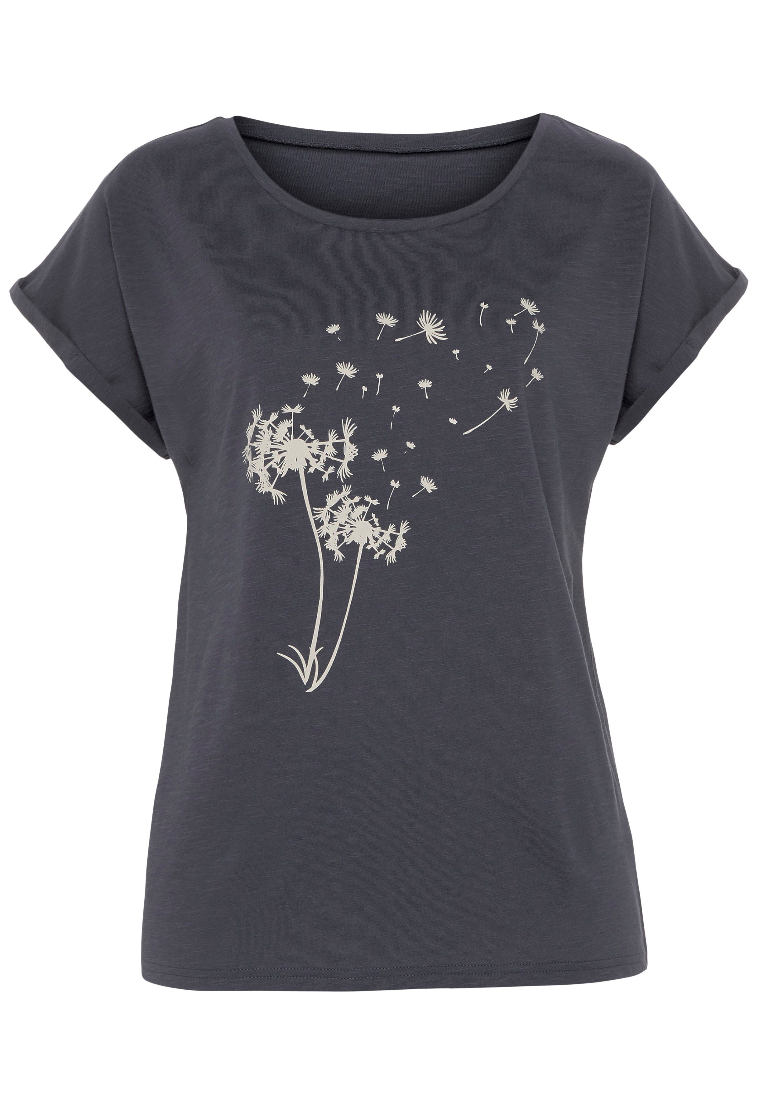 Vivance T-shirt Met print 'Pusteblume' aan de voorkant (1-delig) shirts maat 40/42