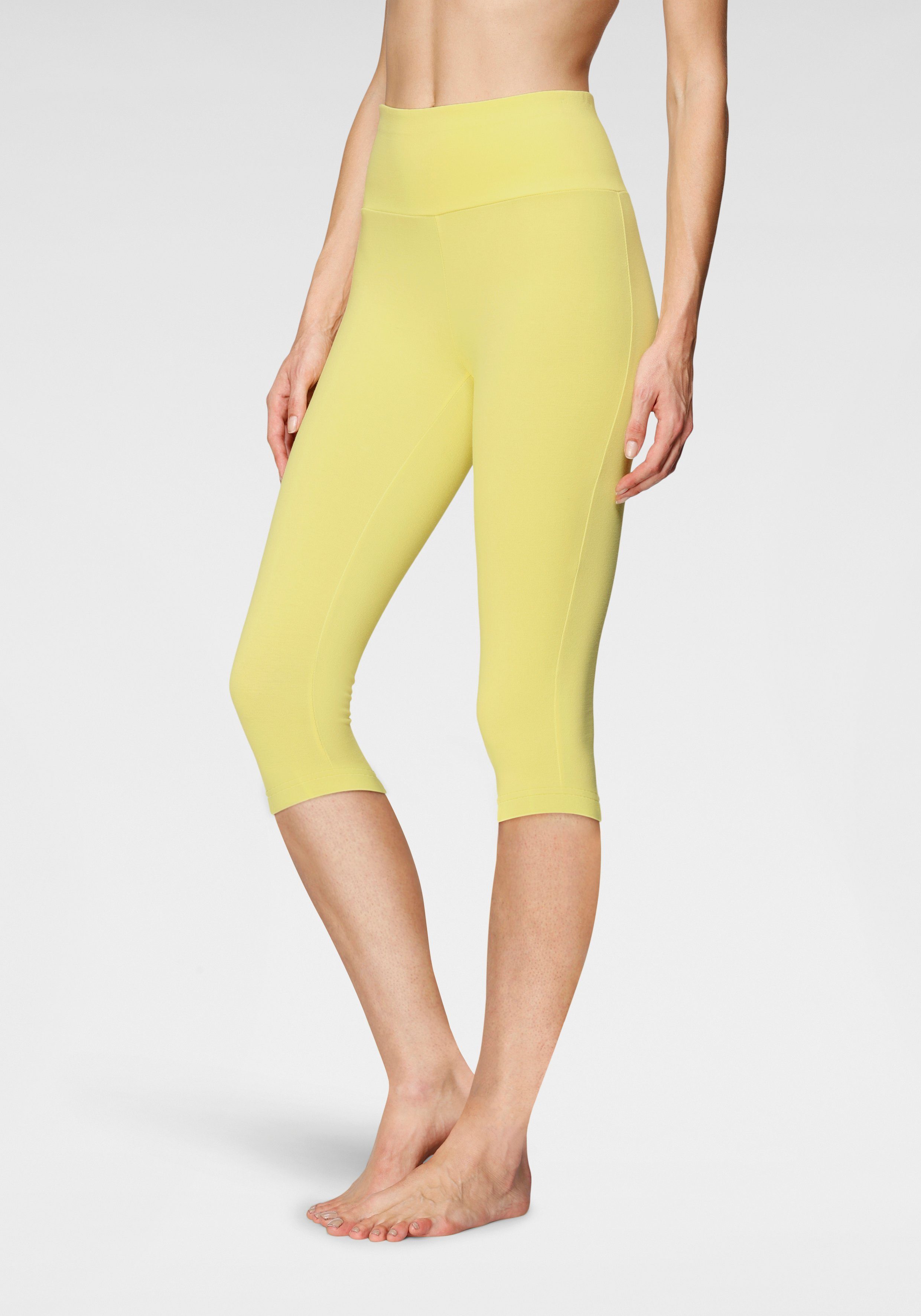 Lascana Caprilegging met brede, zachte boord
