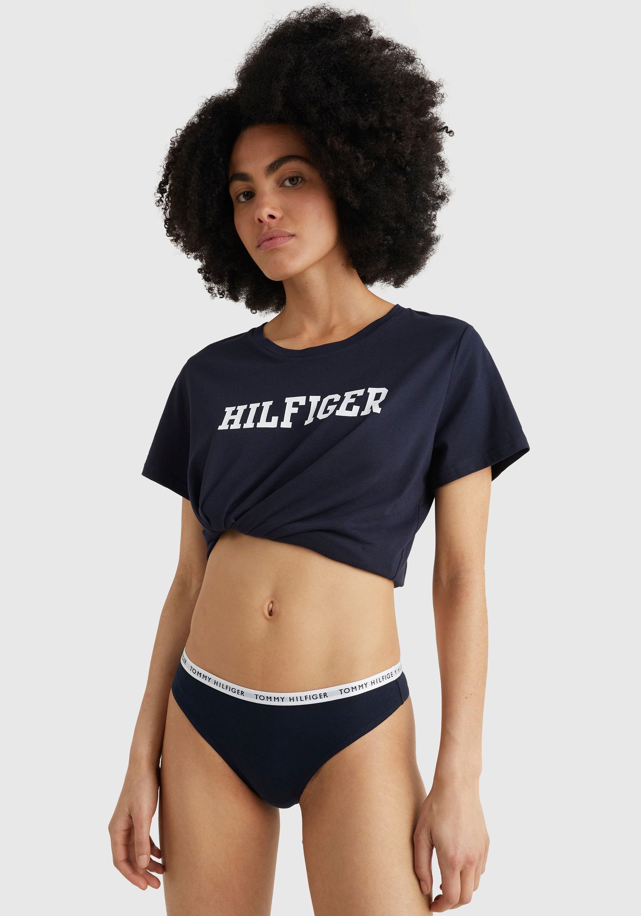 Tommy Hilfiger Underwear Slip met smalle logoboord (3 stuks)