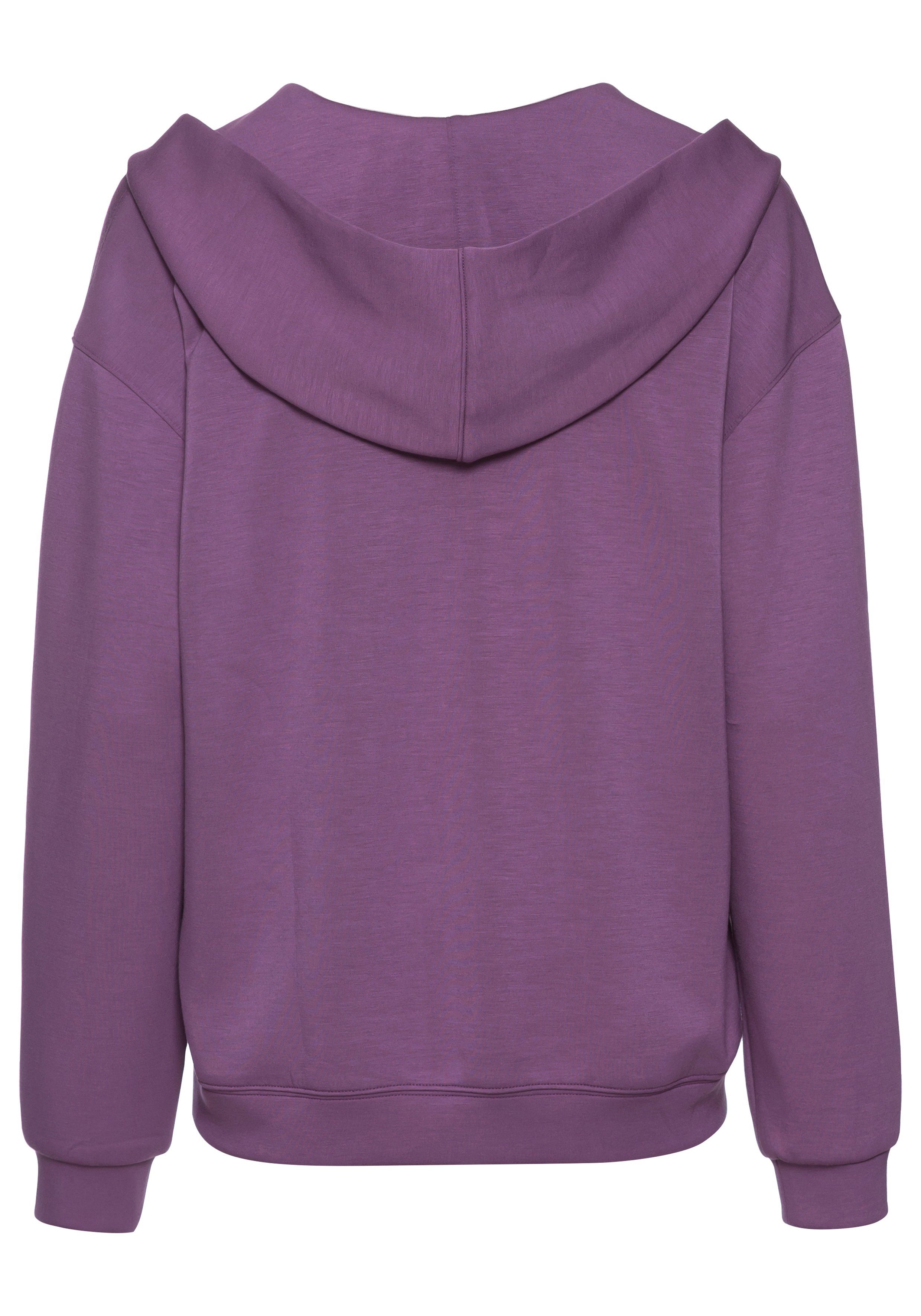 French Connection Hoodie met v-hals en brede kraag, loungewear