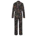 lascana pyjama met motief van wilde bloemen zwart