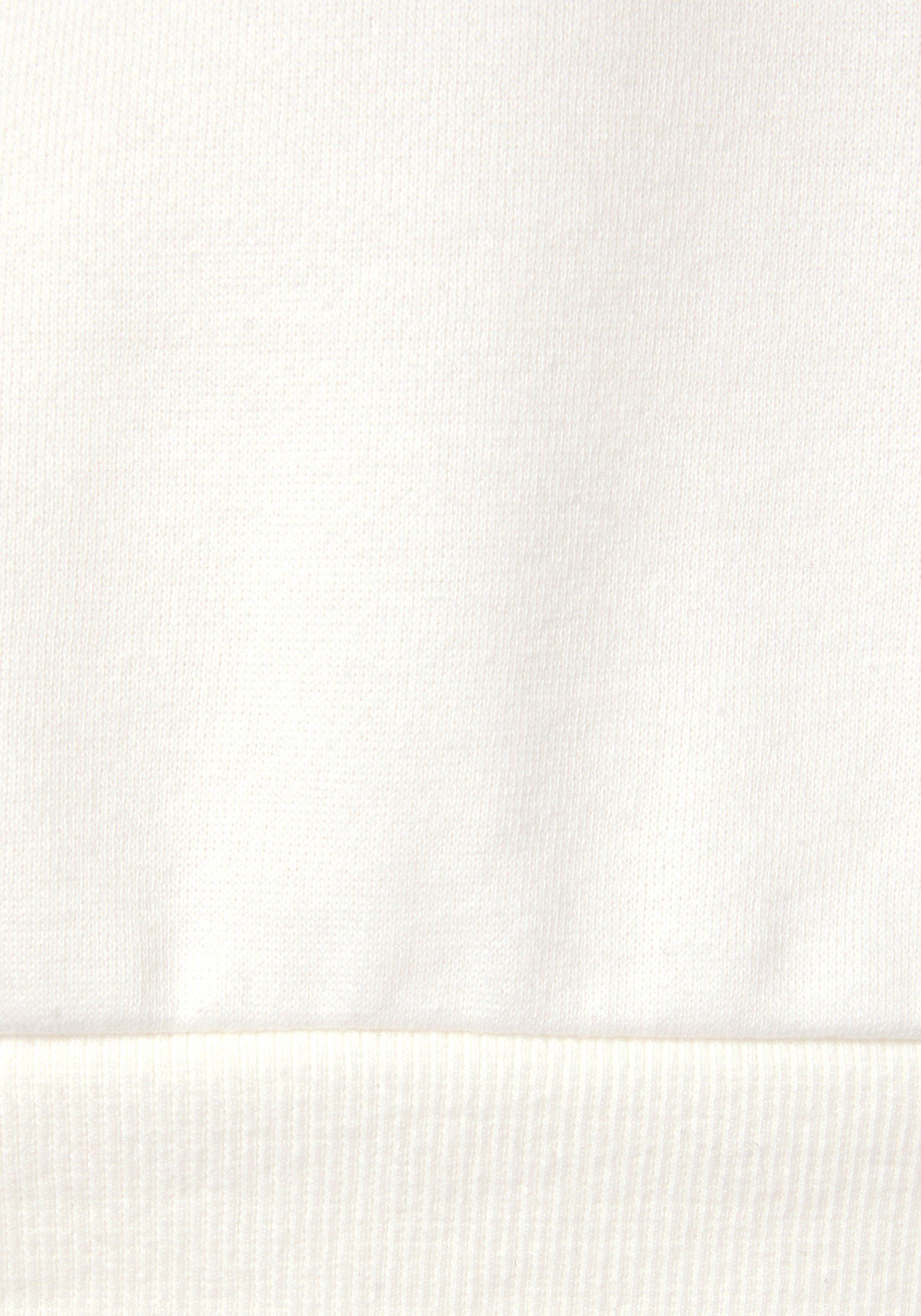 Bench. Loungewear Sweatshirt Loungeshirt met glanzende logoprint, loungewear