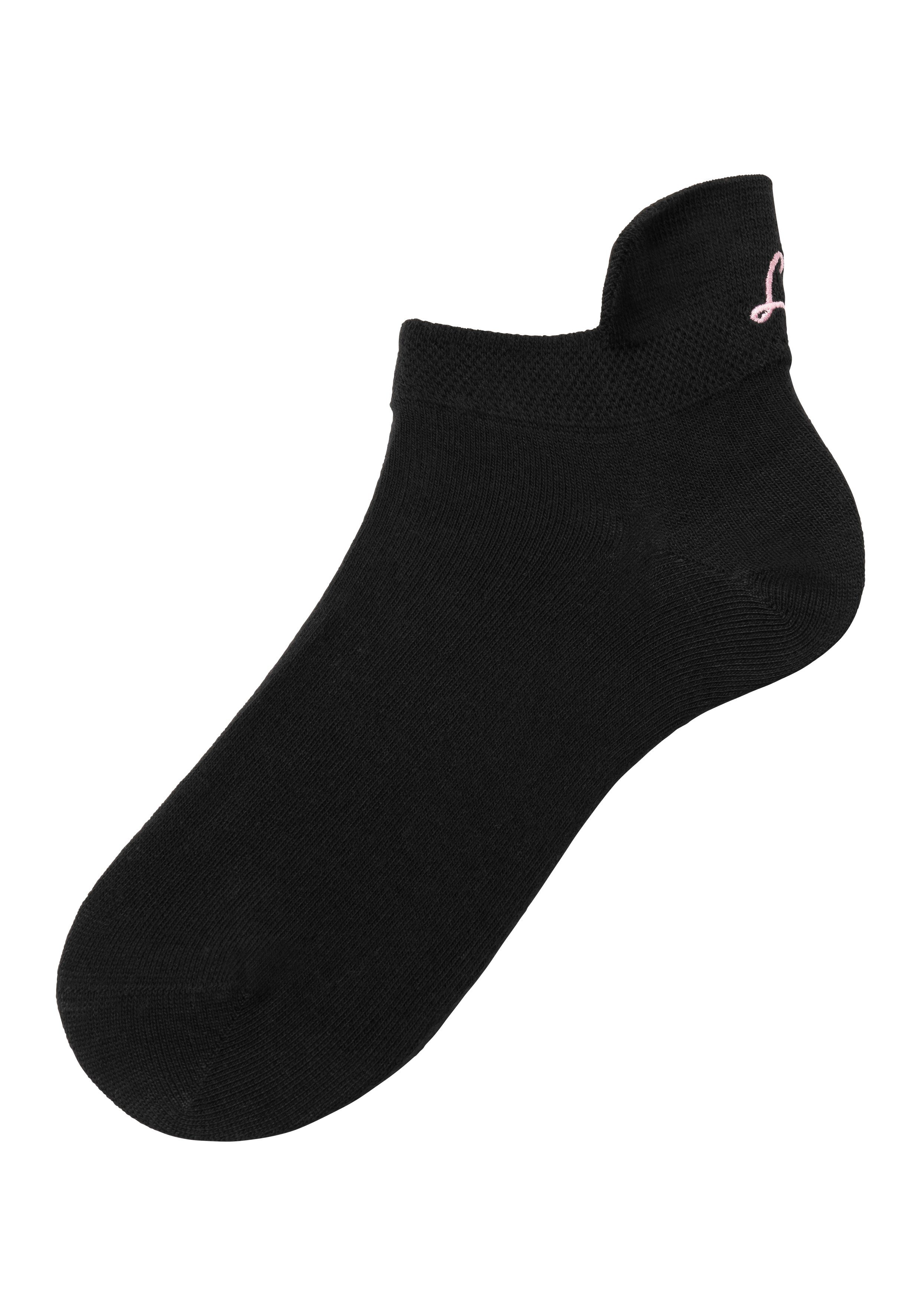 Lascana Sneakersokken met klein borduursel (box, 7 paar, Box)
