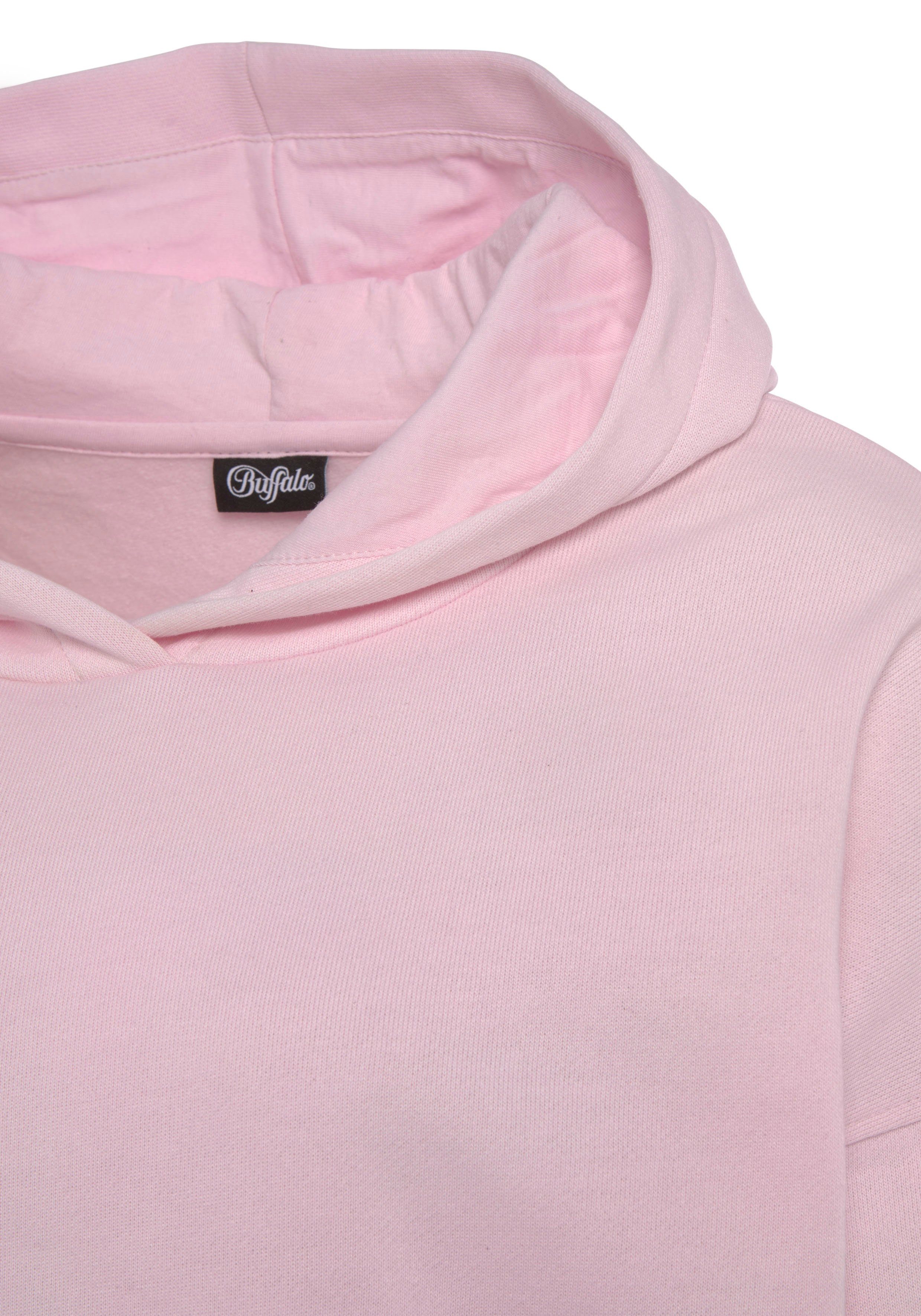 Buffalo Hoodie -Hoodie met rugprint Capuchon sweatshirt met rugprint en ribborden, loungewear