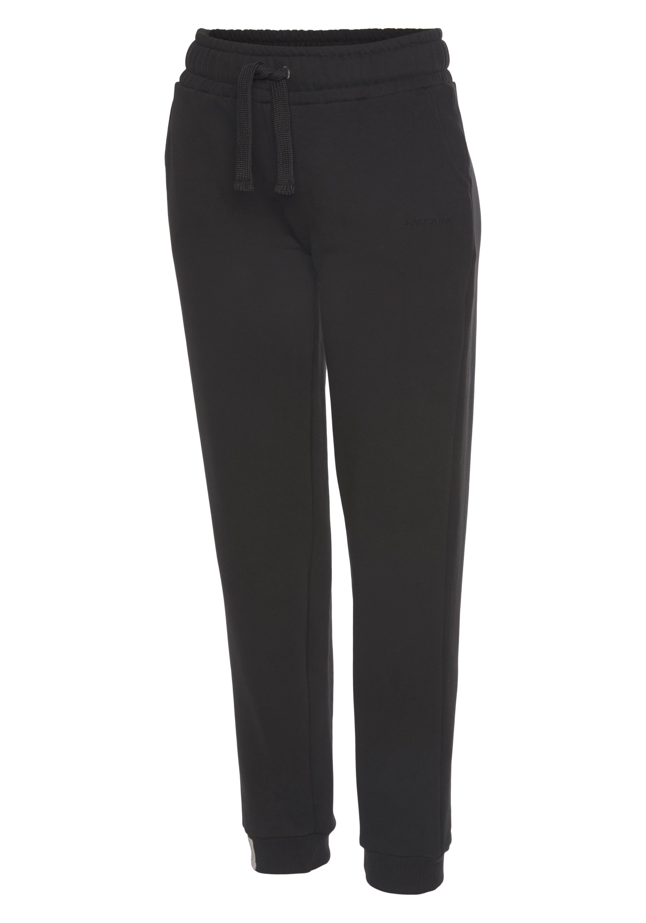 Lascana Sweatbroek Relaxbroek van biologische katoen, loungewear