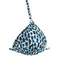 sloggi triangel-bikinitop hazy in een trendy design blauw
