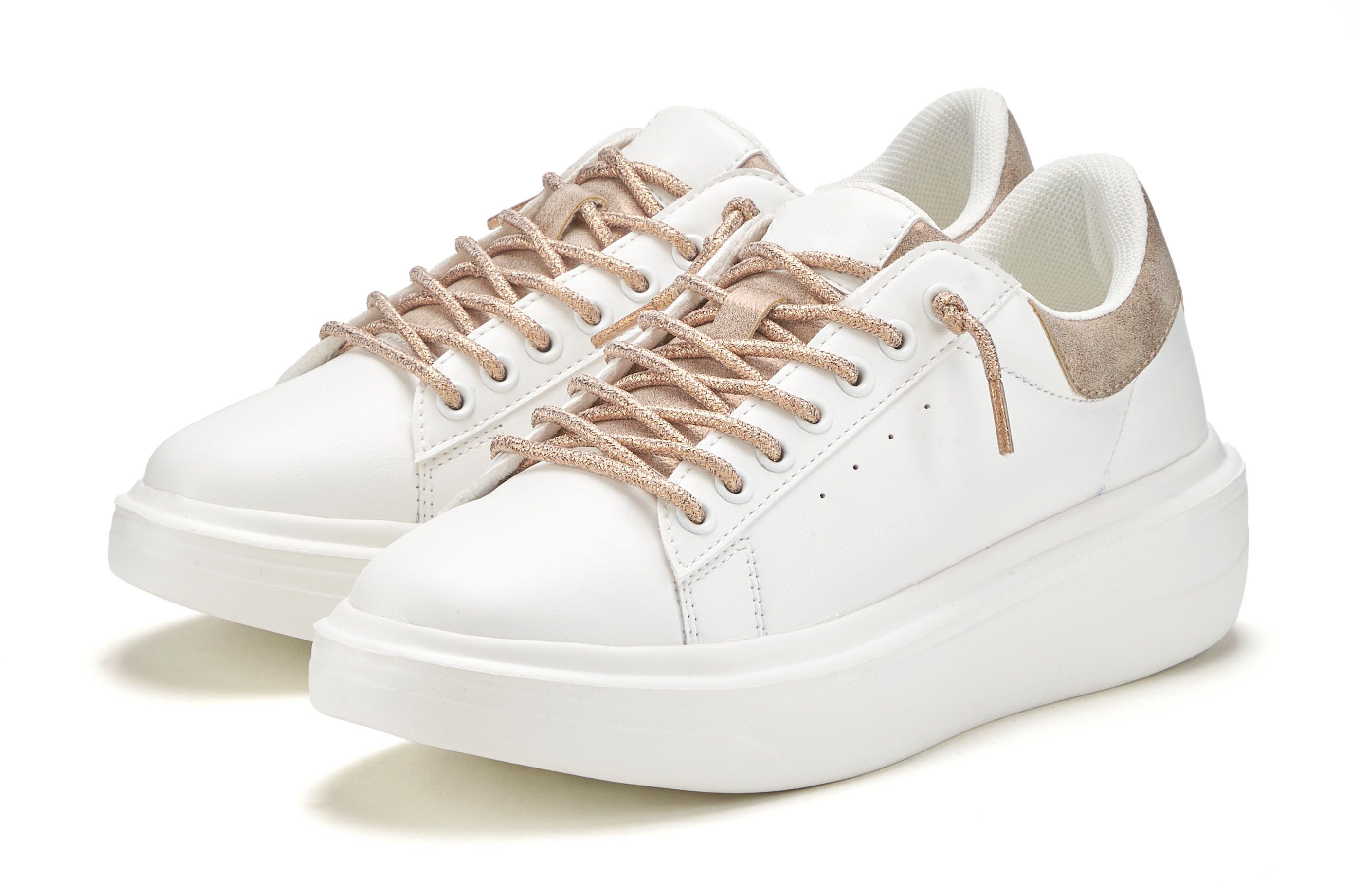 Lascana Sneakers Slip-on sneakers Slip-On sneaker met metallic details, vrijetijdsschoenen VEGAN