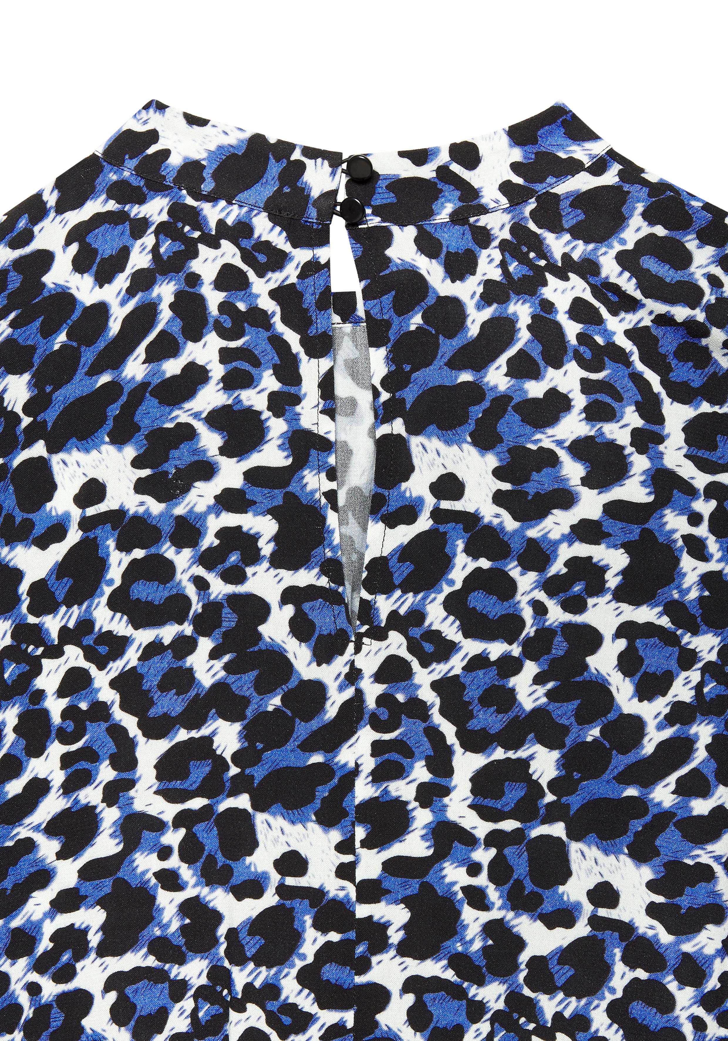 Lascana Blouse met korte mouwen met all-over print, damesblouse, sportief elegant