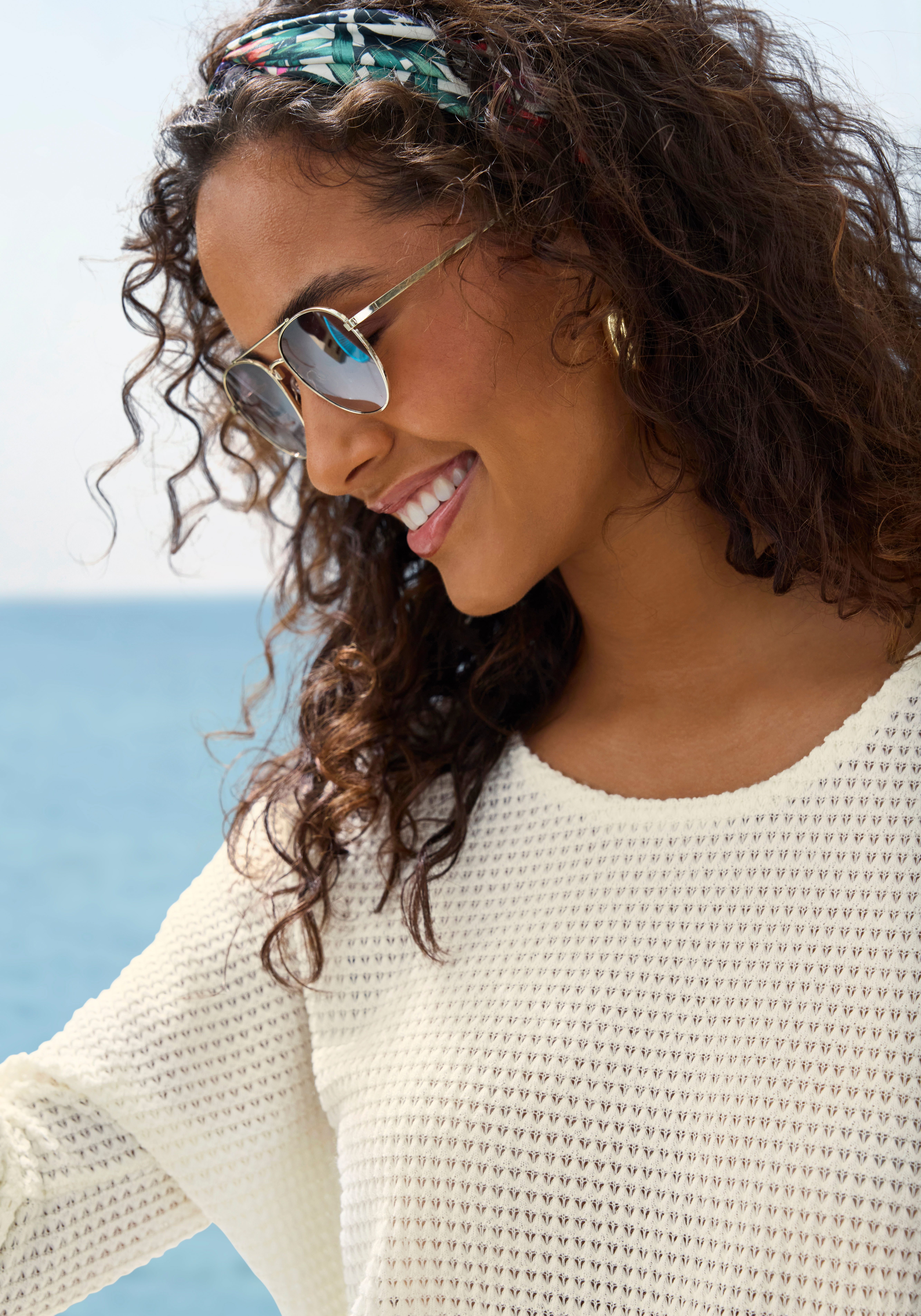 Vivance Shirt met 3/4 mouwen Van strijkvrije wafelstof van kreukvrije breikwaliteit