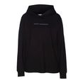 lascana hoodie met stijlvolle frontprint zwart