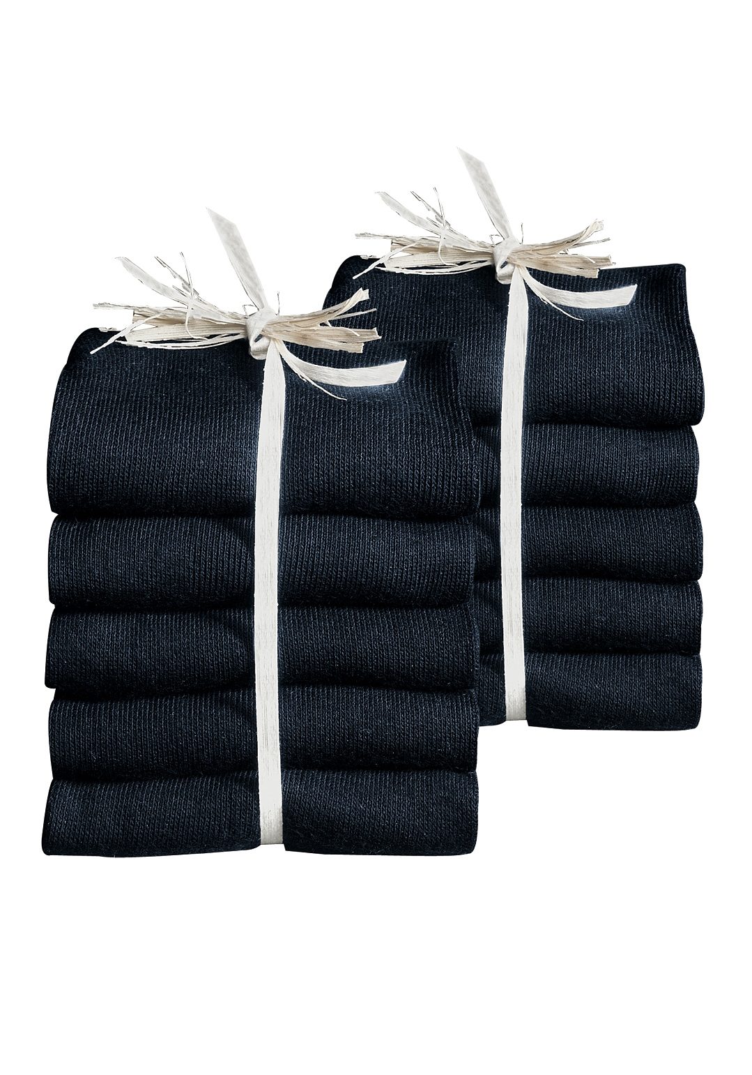 Go in Basic sokken unikleur (set, 10 paar) heren maat 35-38 zwart