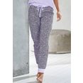 vivance dreams pyjamabroek met print all-over paars