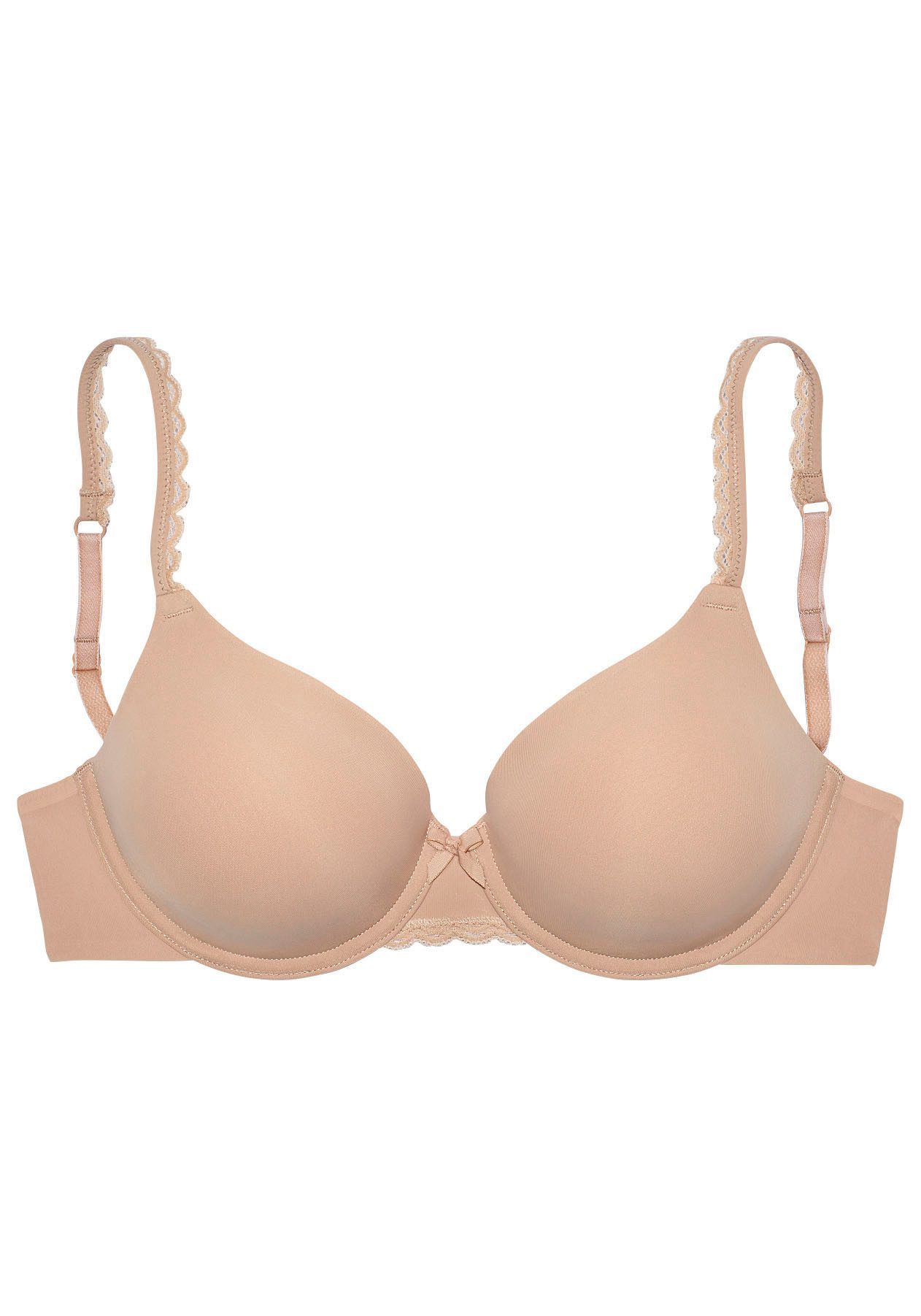 s.Oliver RED LABEL Beachwear Bh met steuncups Camille met naadloos voorgevormde cups, basic dessous beugel bh's maat 80 C beige