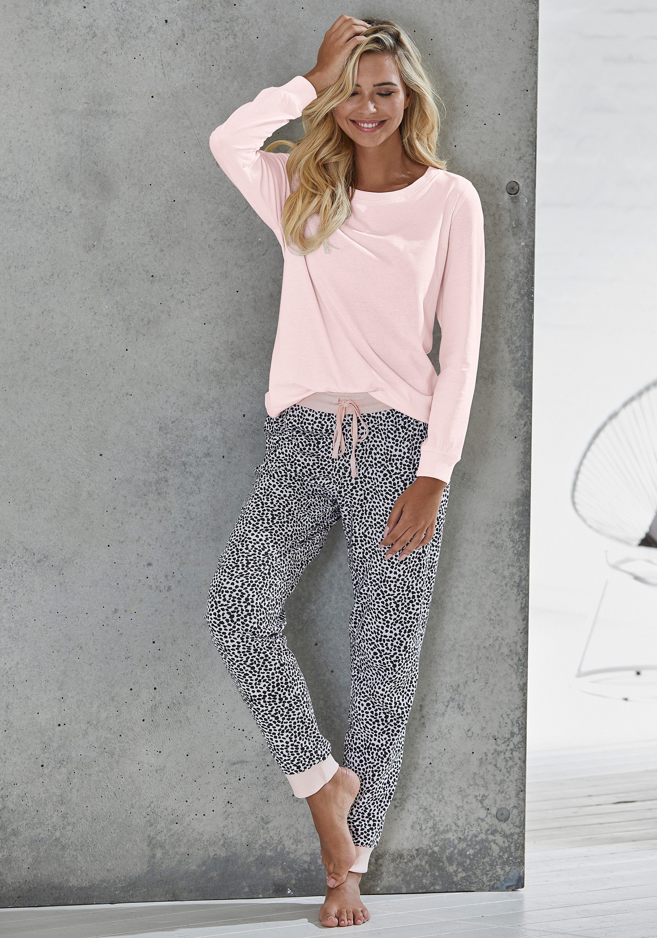 Vivance Dreams Pyjama top met ribboorden