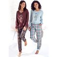 vivance dreams pyjama met frontprint multicolor