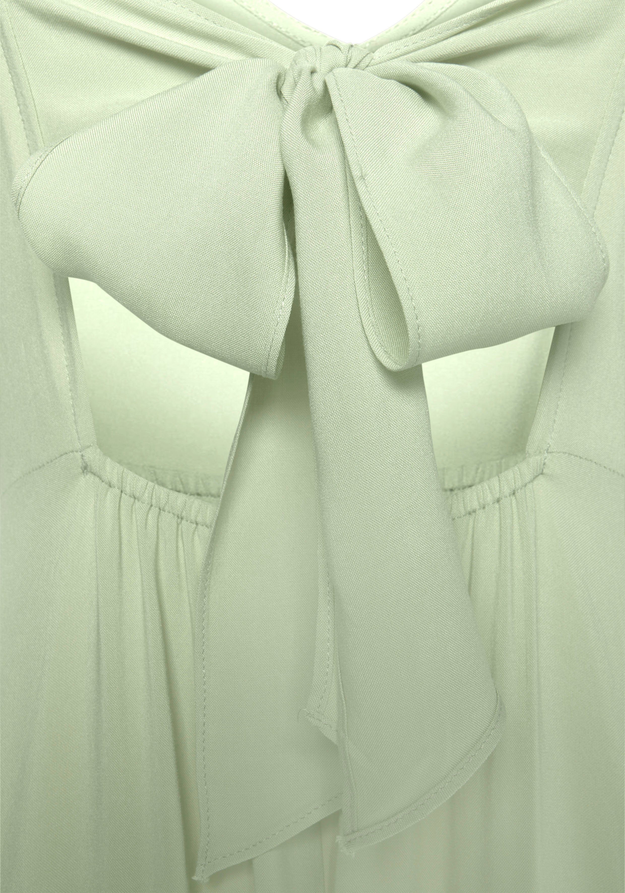 Lascana Maxi-jurk van geweven viscose, cut-outs op de rug, zomerjurk