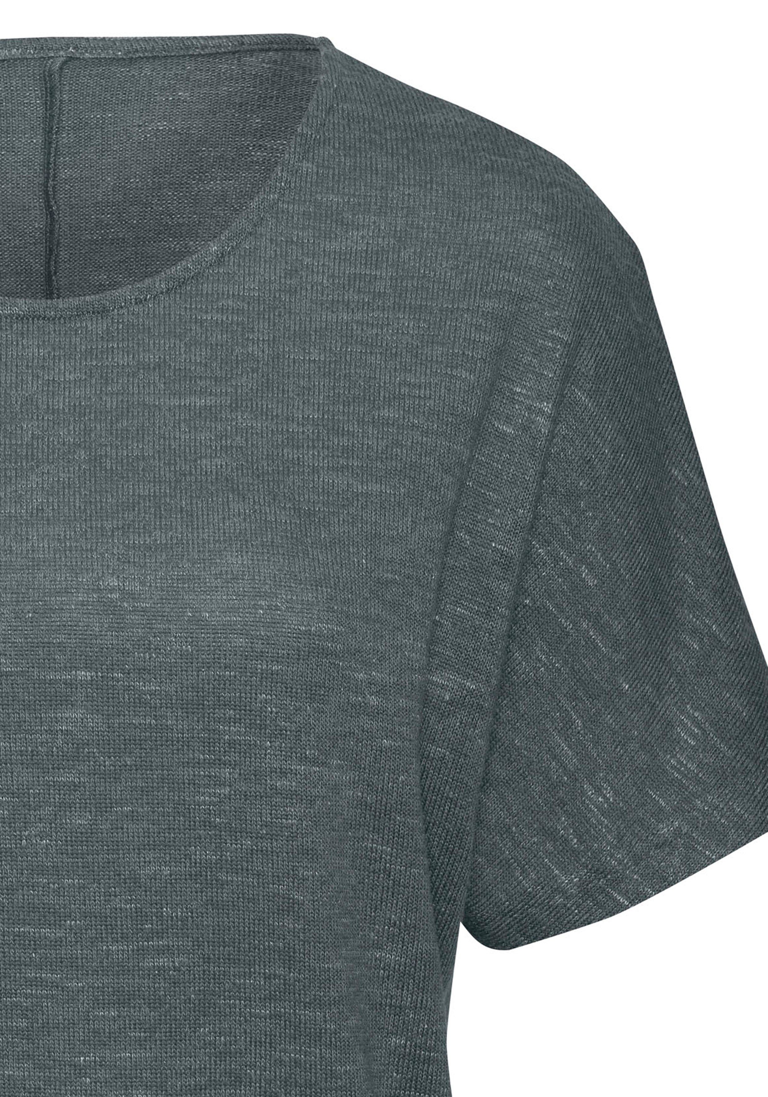 Vivance Shirt met korte mouwen Met brede tailleband van zacht viscose-fijntricot