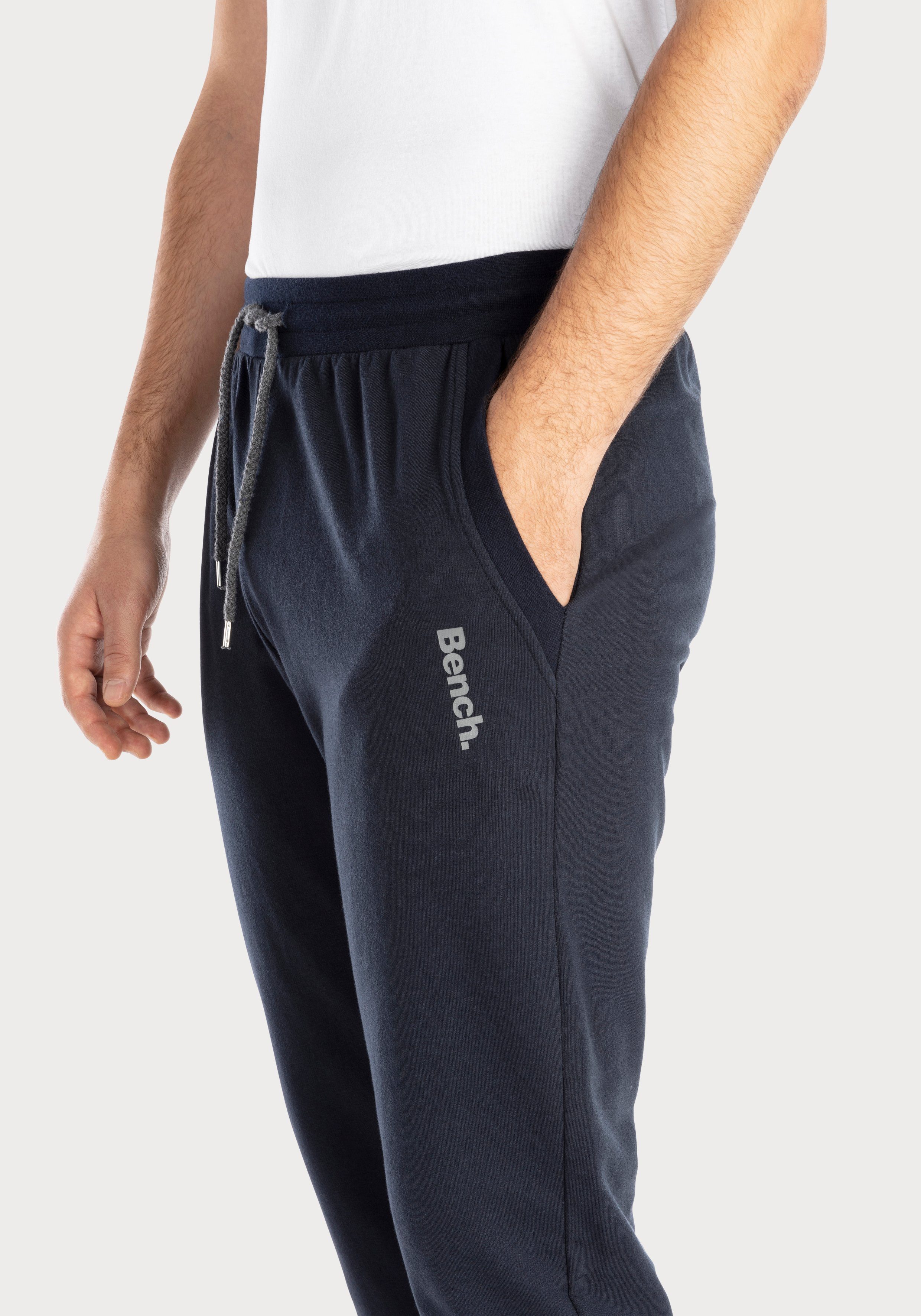 Bench. Loungewear Joggingbroek Joggingbroek met koord, van katoenmix