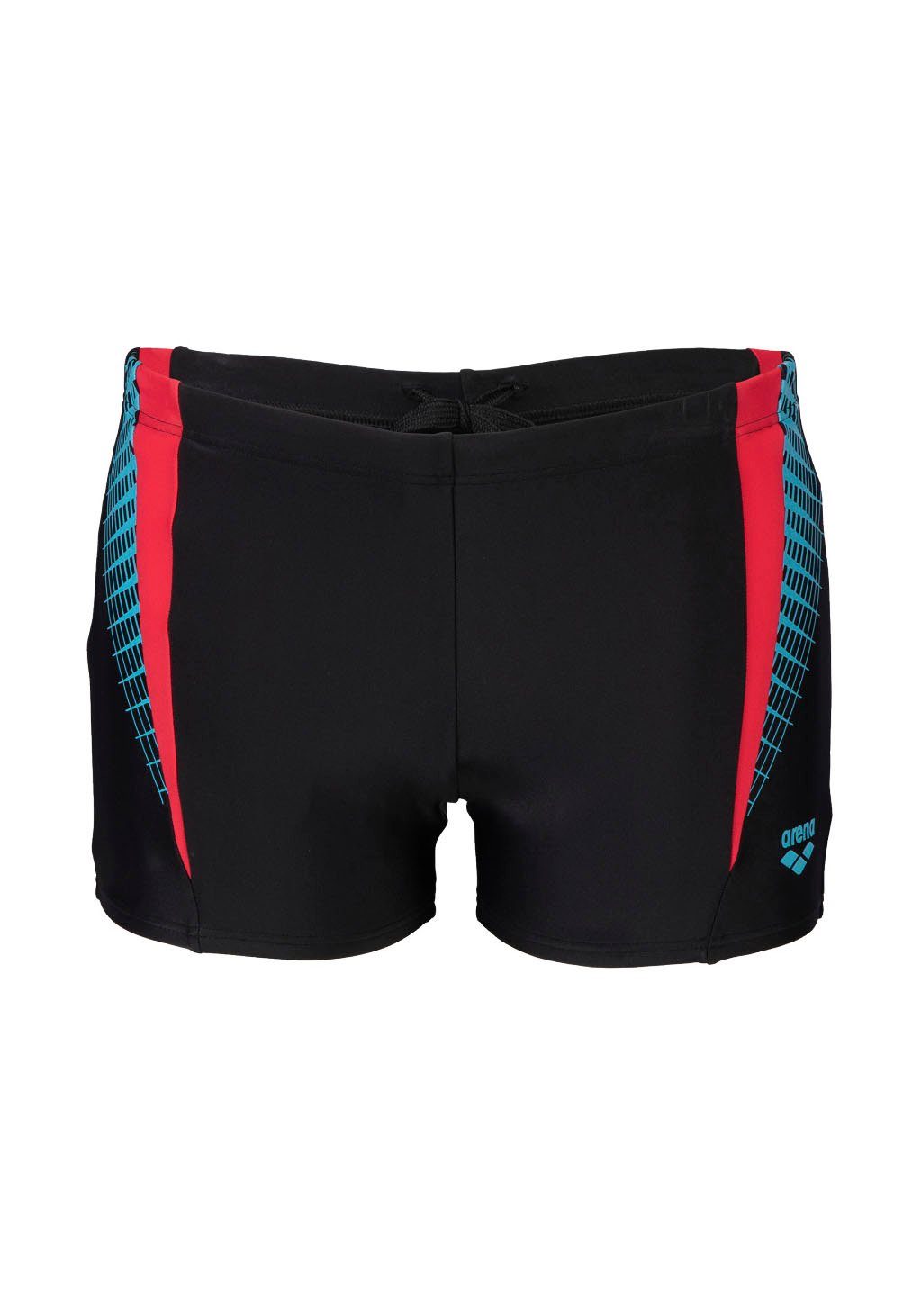 Arena Zwemboxer M THREEFOLD SHORT R met contrastkleurige inzetten