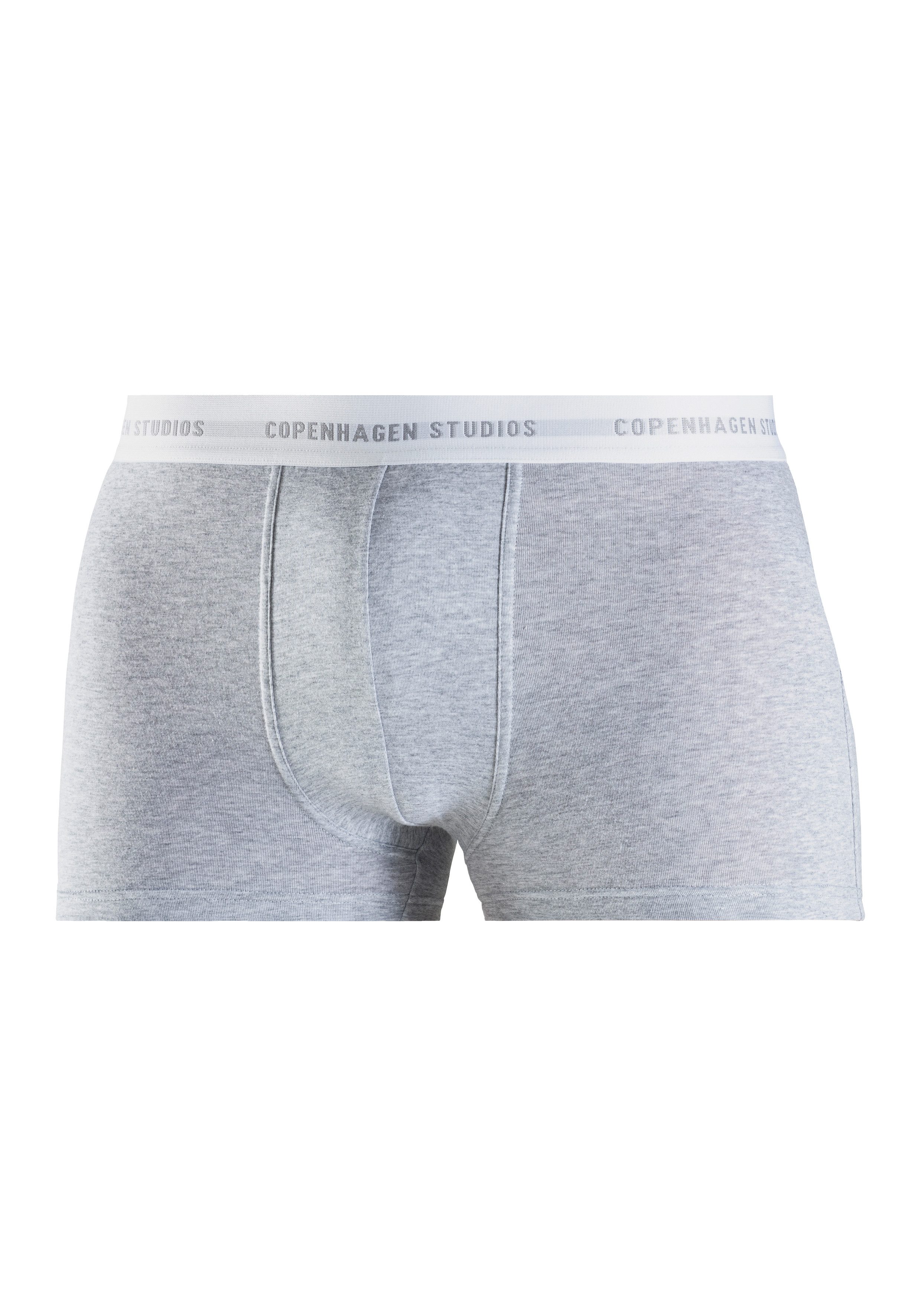 Copenhagen Studios Boxershort voor heren met witte logo-tailleband (3 stuks)