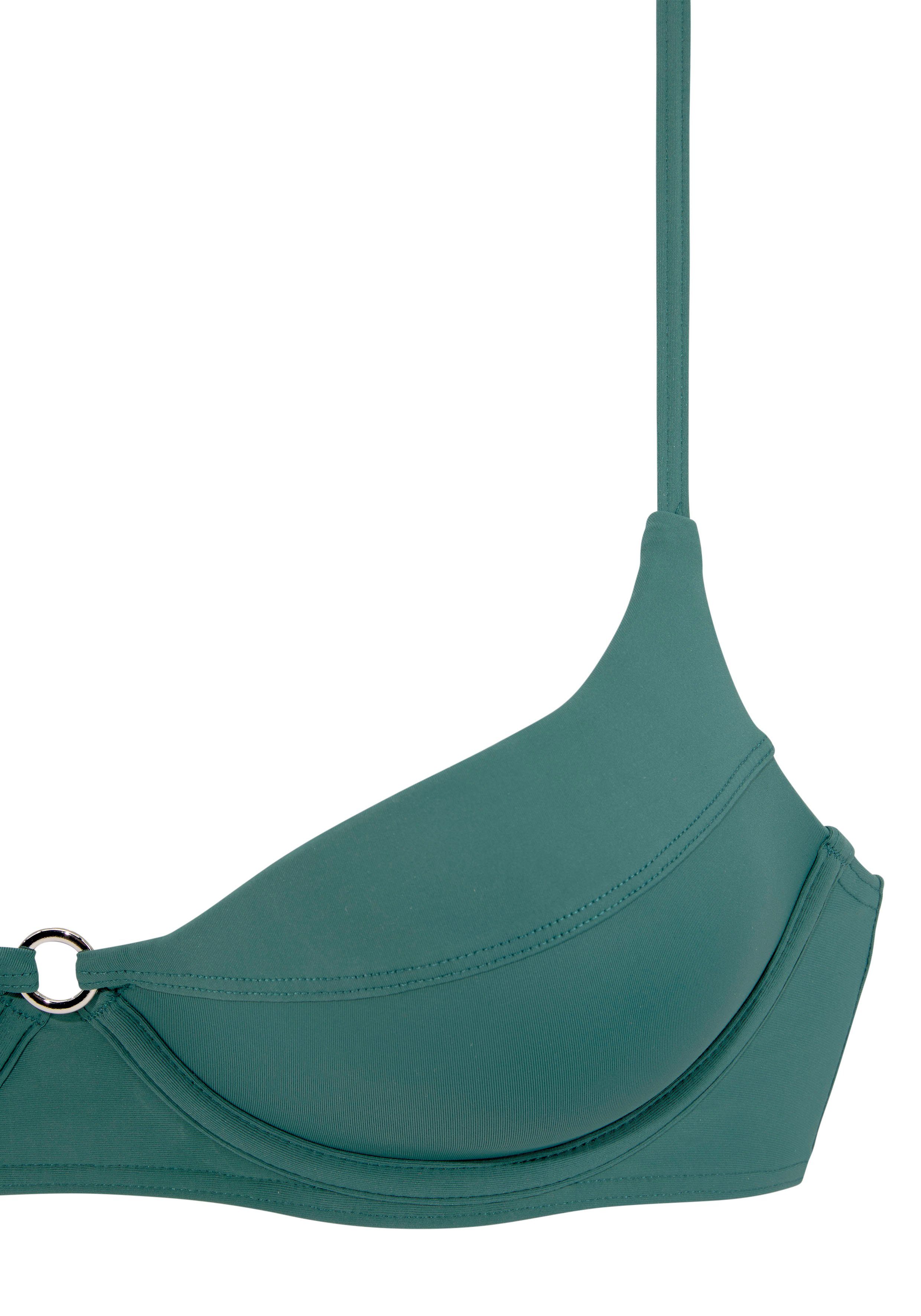 Lascana Beugelbikini met gewatteerde cups en sierring