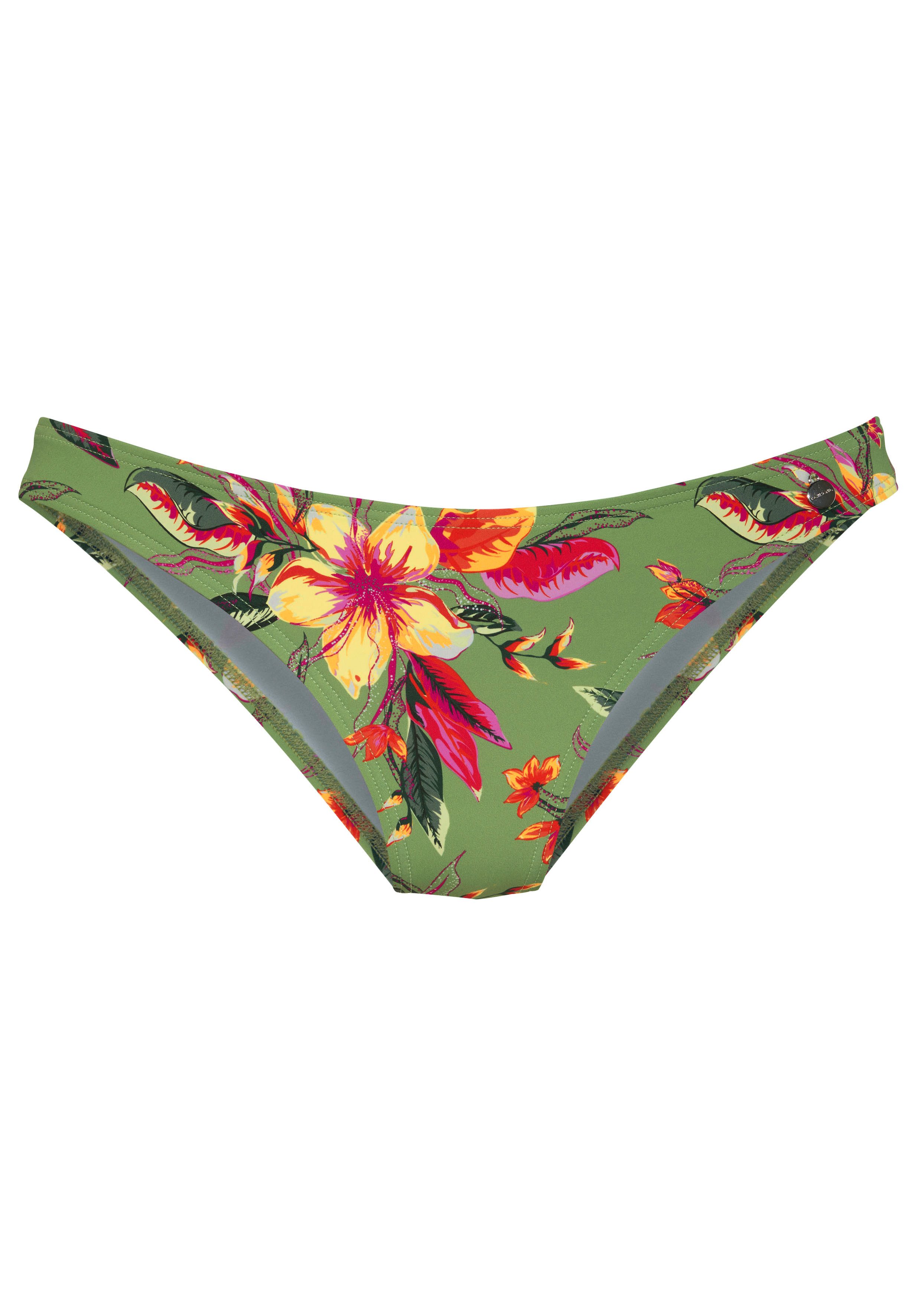 Lascana Bikinibroekje MALIA in korte brazilië-vorm met tropische print