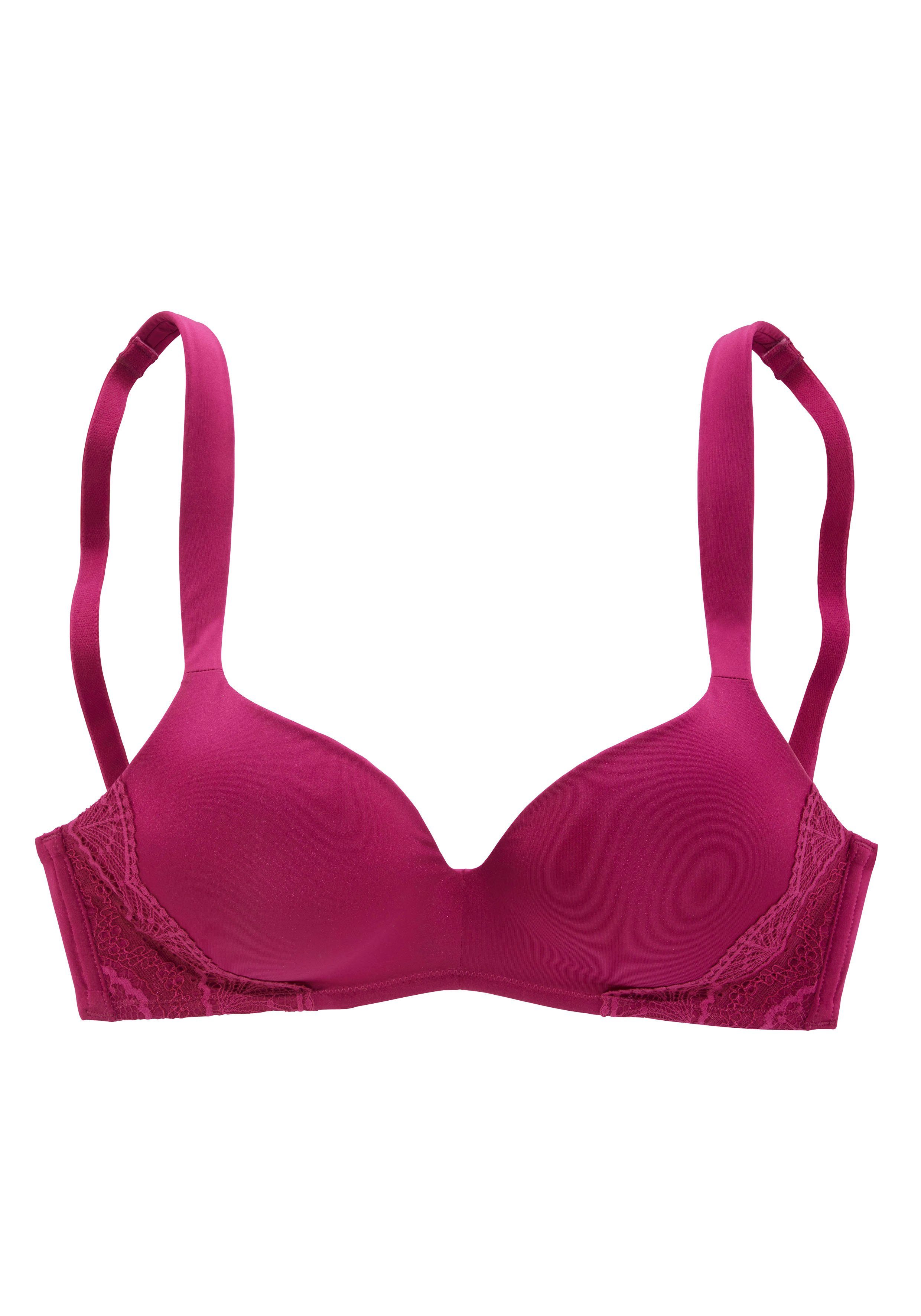 s.Oliver RED LABEL Beachwear Bralette-bh Pauline zonder beugel, versierd met fijne kant, lingerie