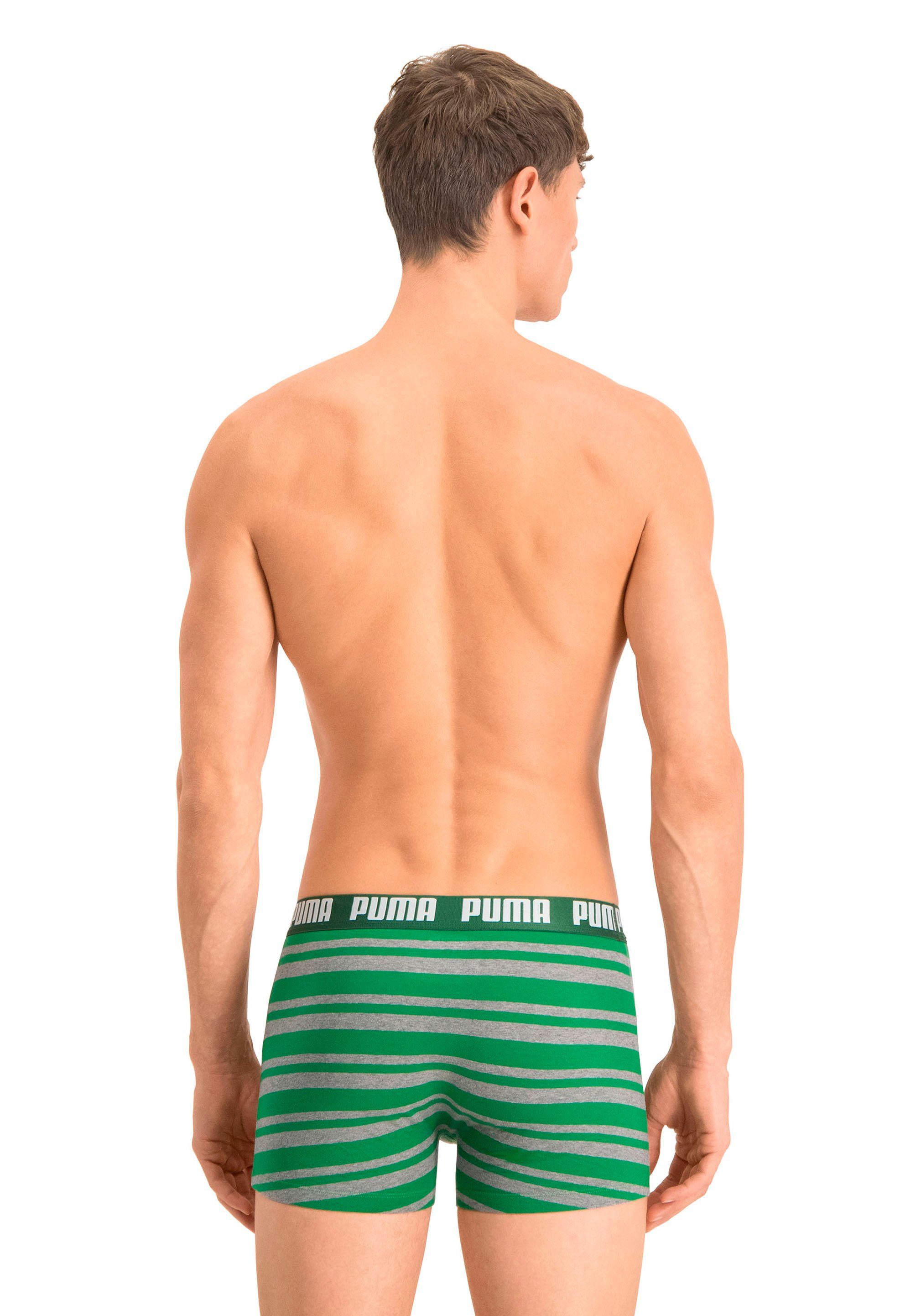 PUMA Boxershort met contrastkleurig opschrift (2 stuks, Set van 2)