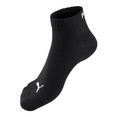 puma korte sokken met ribboorden (9 paar) zwart