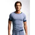 clipper exclusive hemd modieuze look: jeans mêlee, prima katoenkwaliteit (2 stuks) blauw
