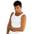 clipper exclusive hemd met comfortmodel, achter iets langer - in dubbelrib (3 stuks) wit