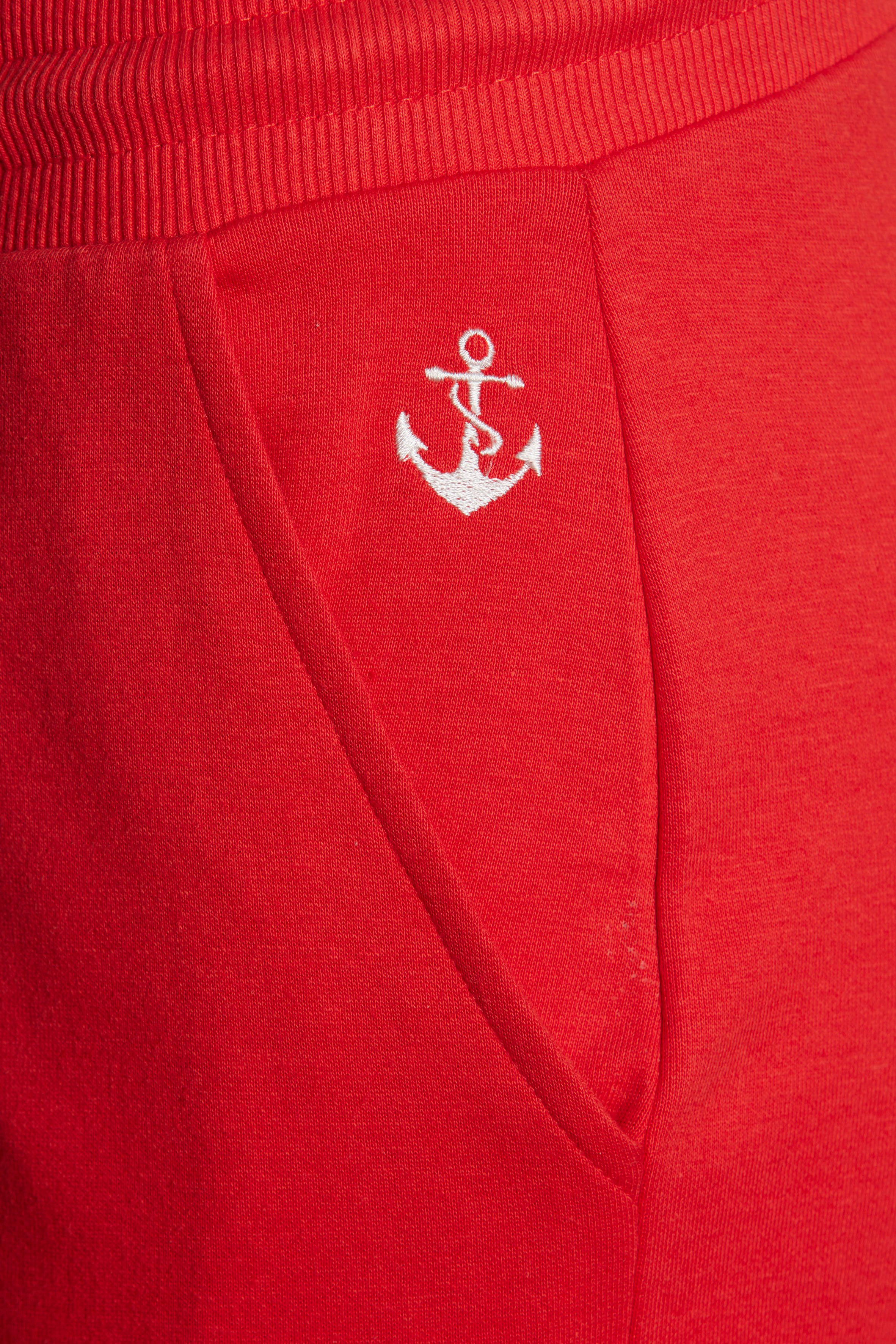 H.I.S Short met koord en borduursel, loungewear