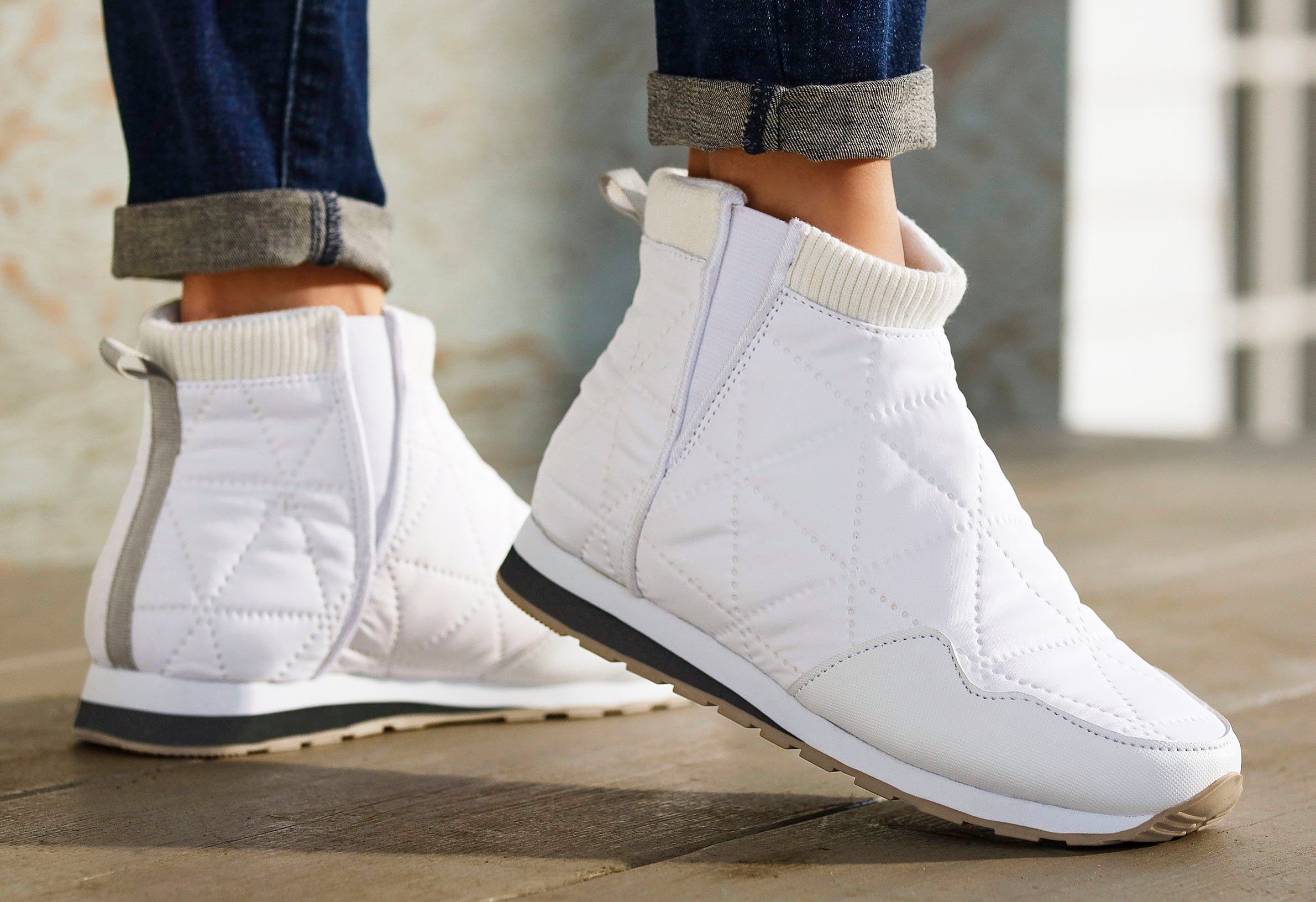 Vivance Winterlaarsjes in modieuze quilt-look, ankle boots, outdoor laarzen, sneakers